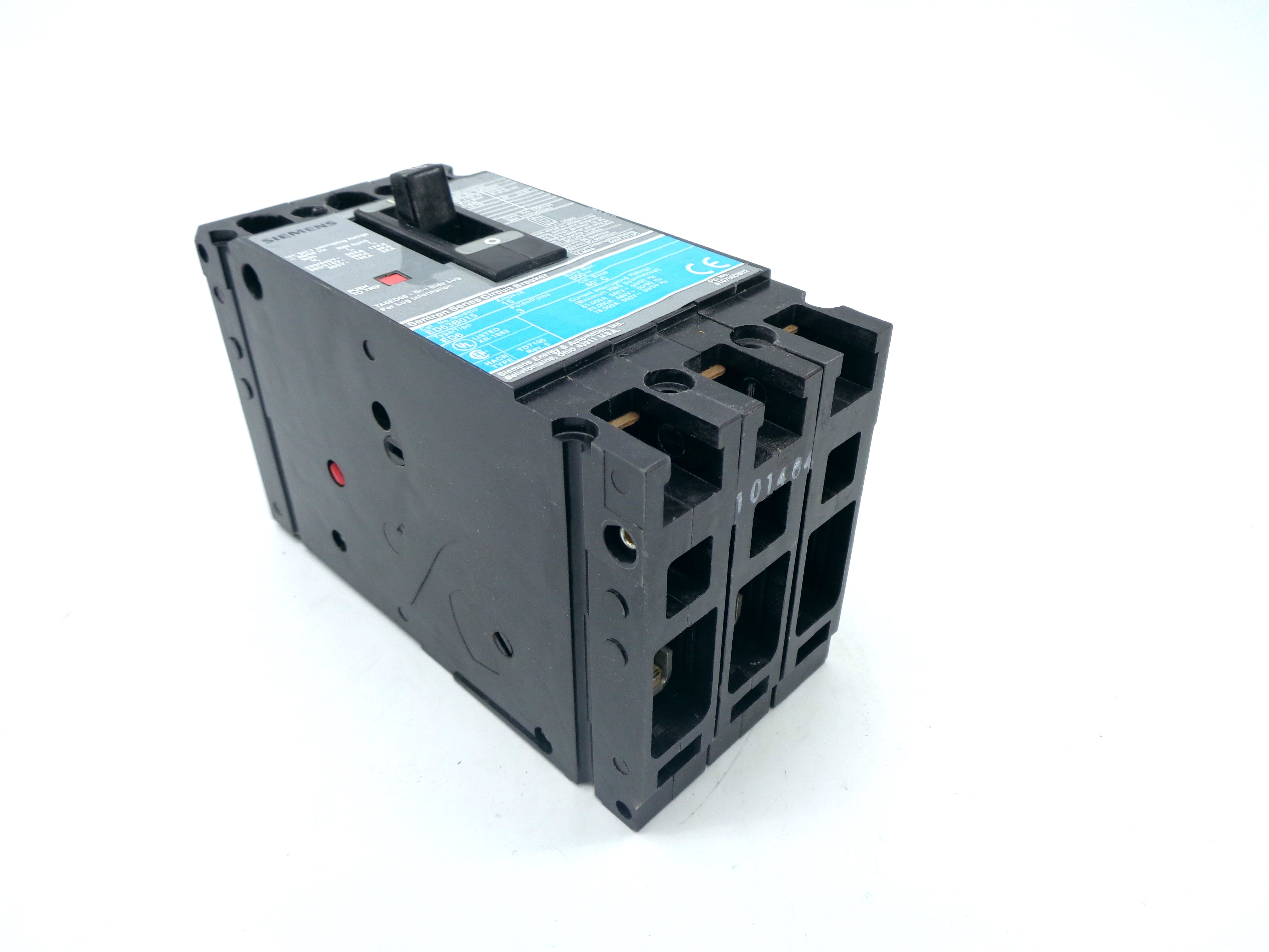 SIEMENS ED63B015 15A 600V NSMP