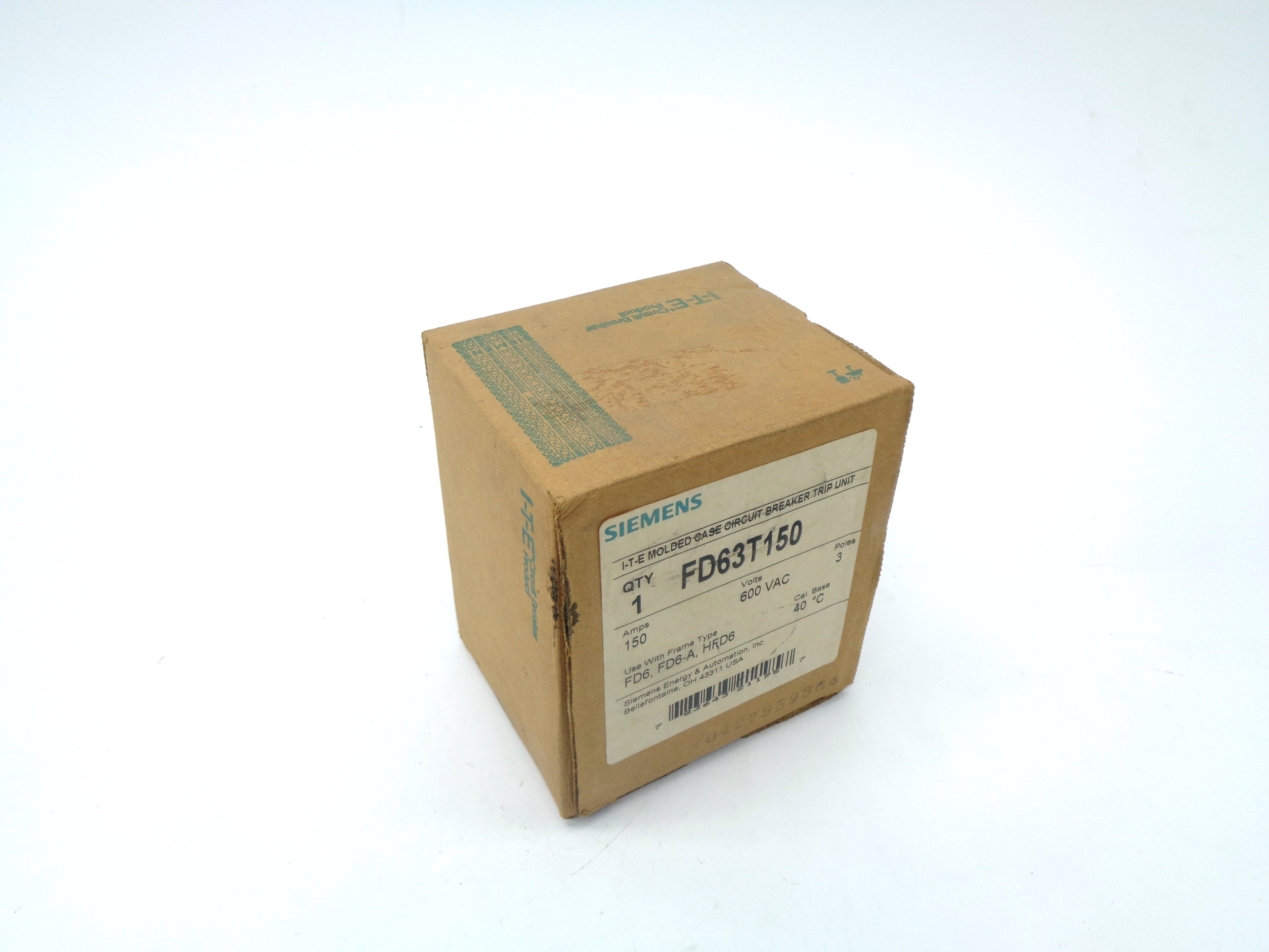 SIEMENS FD63T150 NSMP