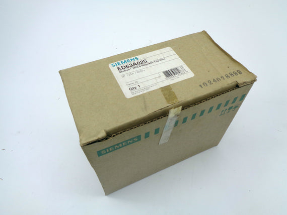SIEMENS ED63A025 25A 600V NSMP