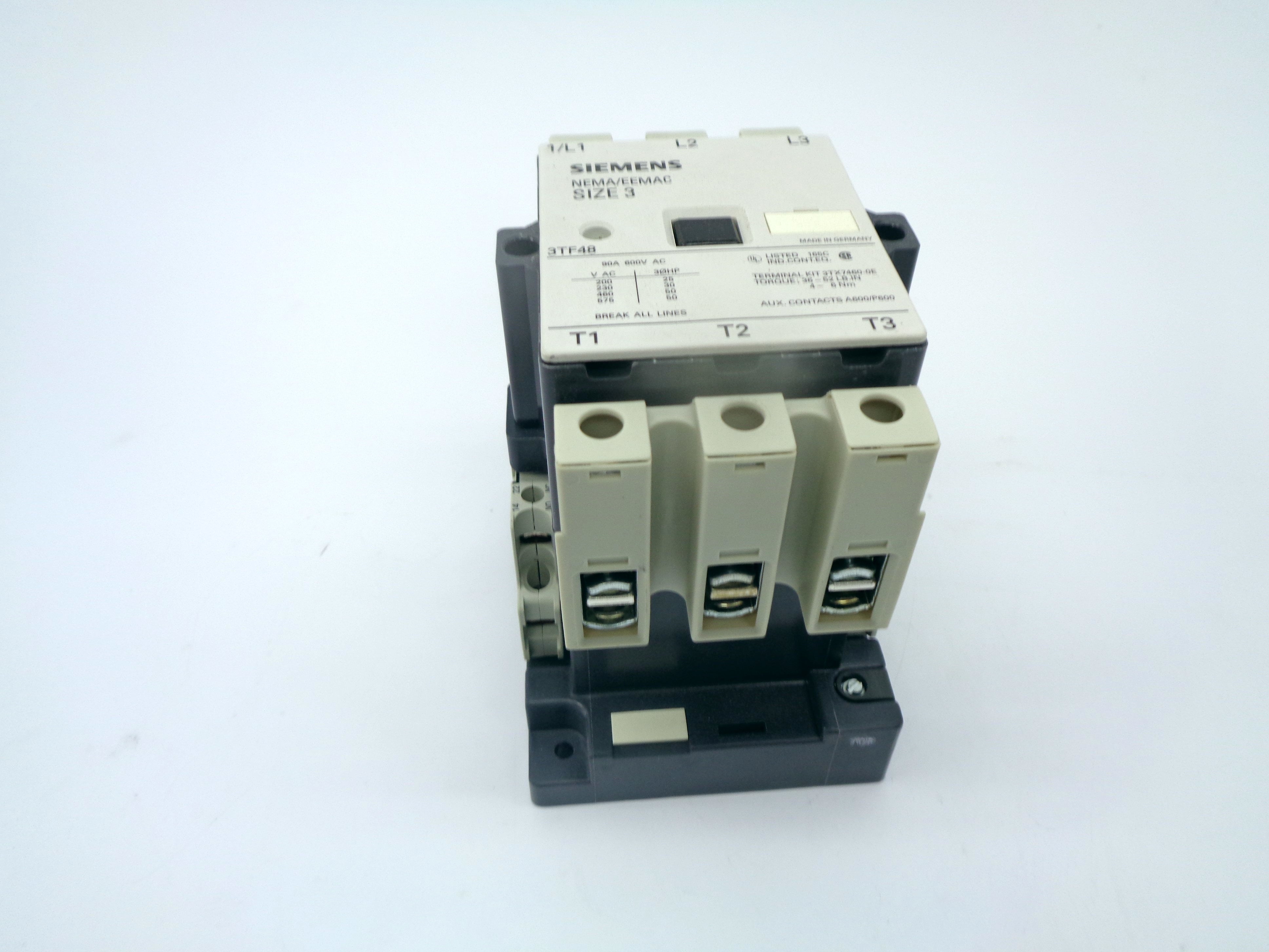 SIEMENS 3TF4822-OAK61 120V NSNP