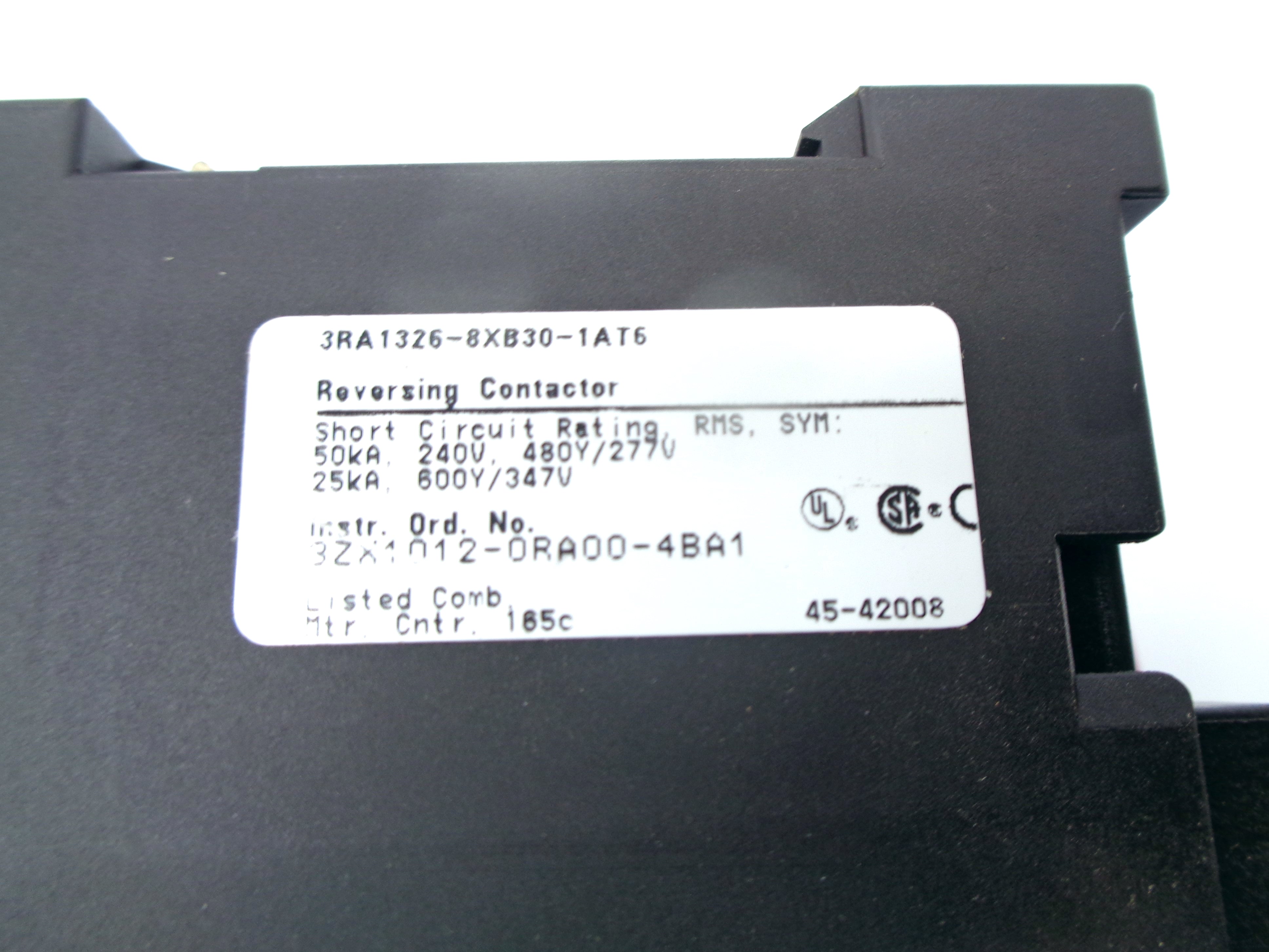 SIEMENS 3RA1326-8XB30-1AT6 120V NSNP