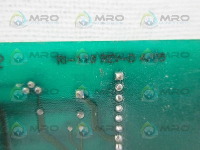 ACCESS SPECIALTIES RI-110 CIRCUIT BOARD *NEW NO BOX*