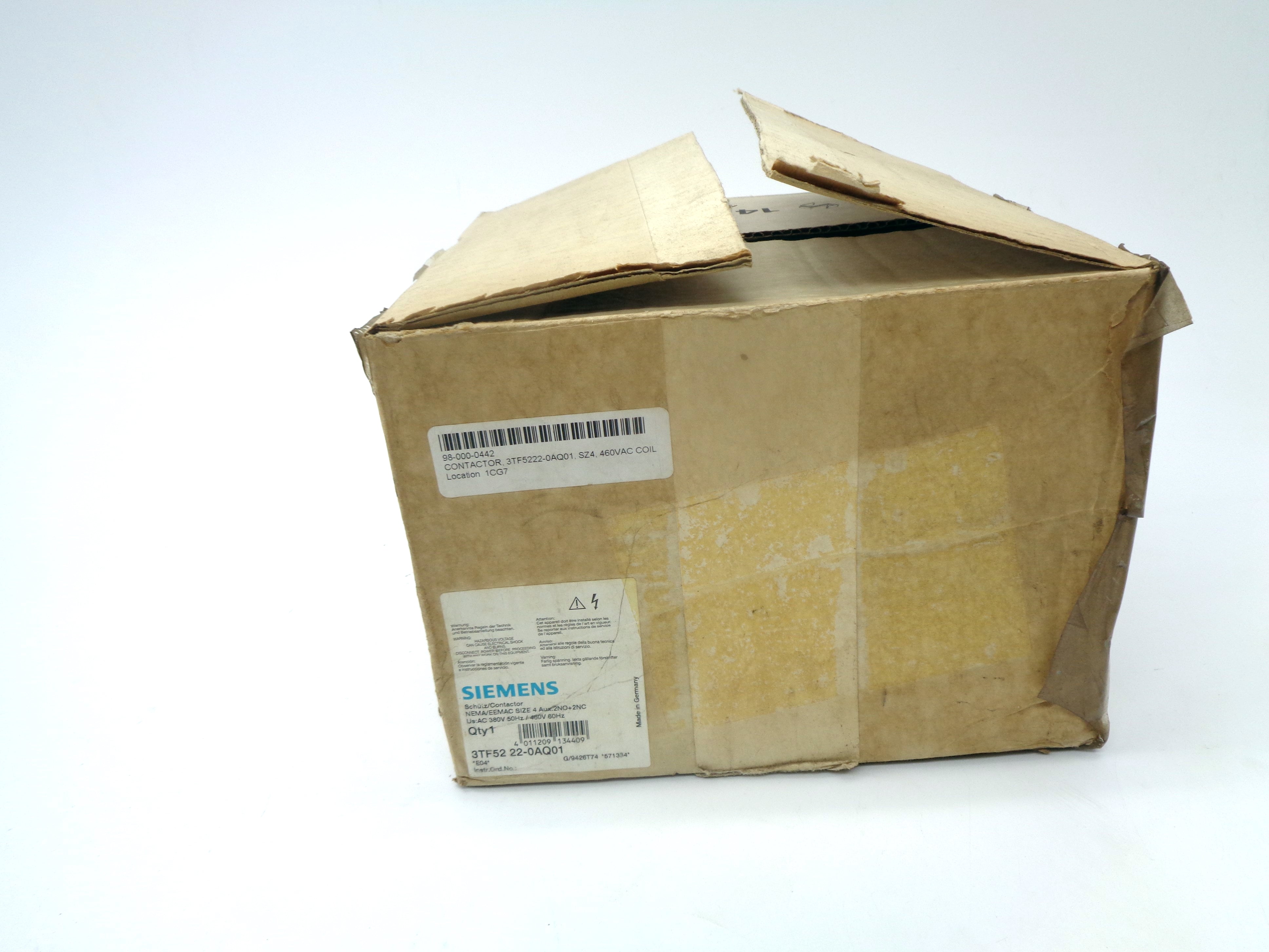 SIEMENS 3TF5222-0AQ01 380/460V NSMP