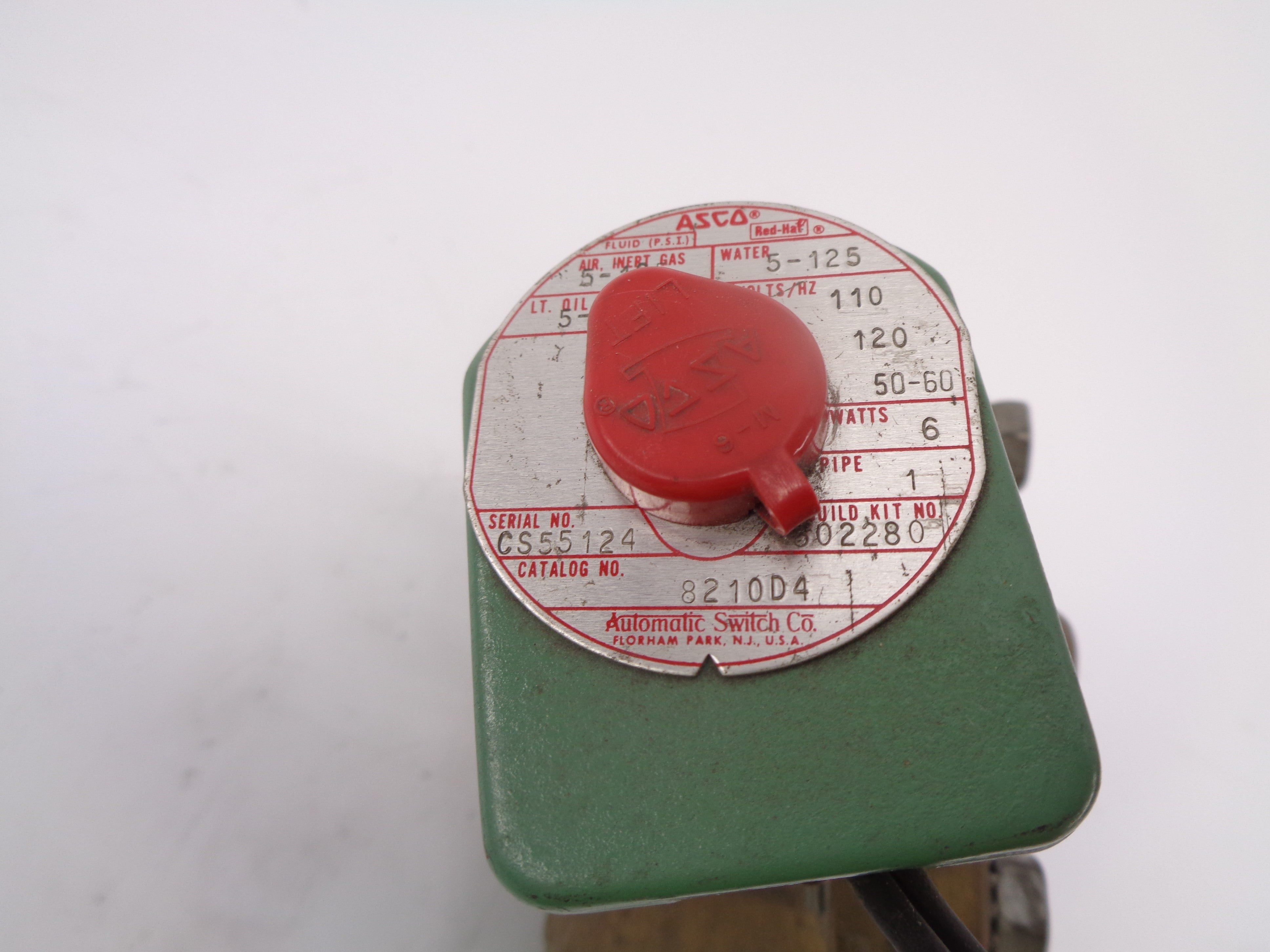 ASCO 8210D4 120V NSNP