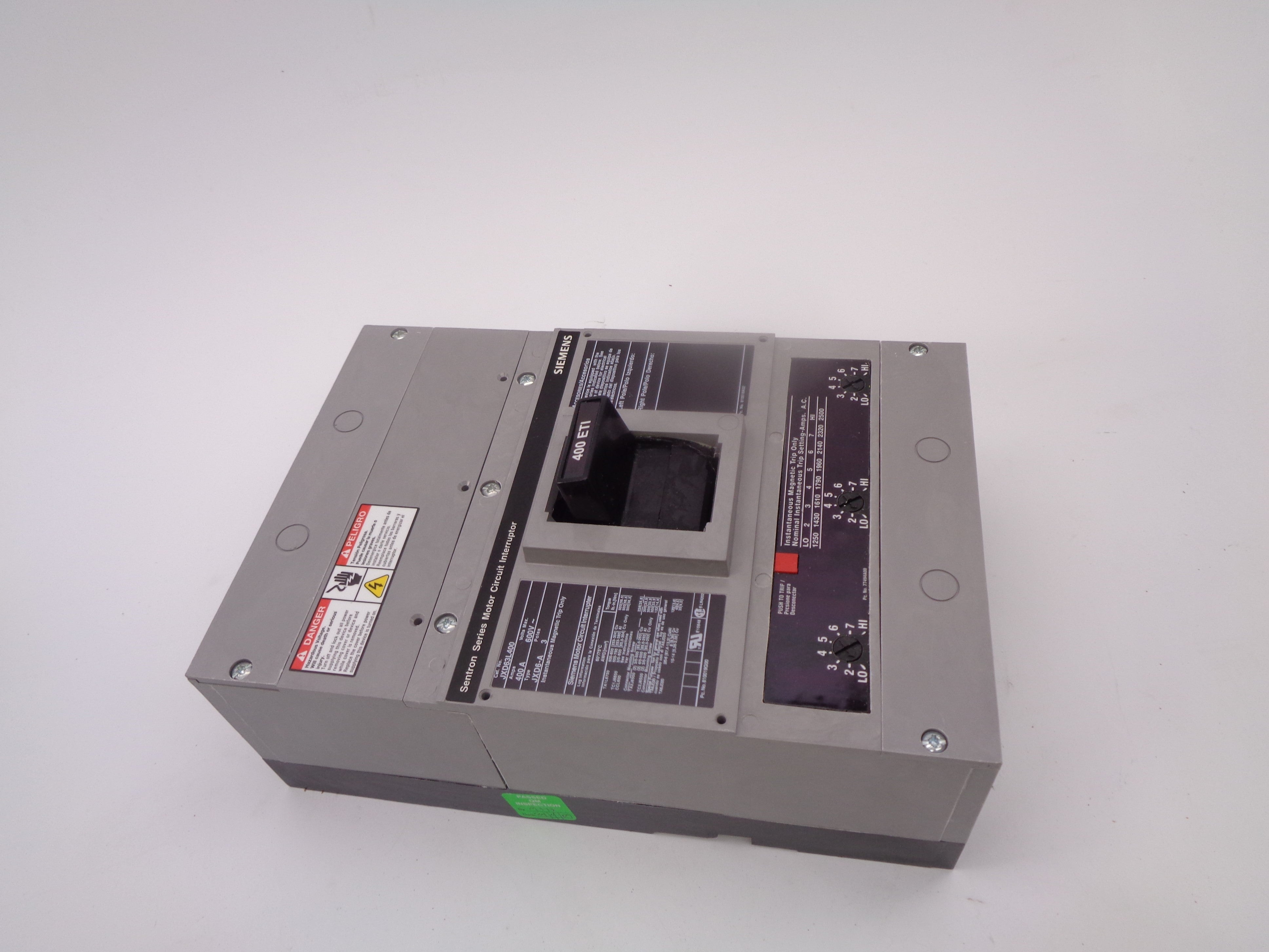 SIEMENS JXD63L400 600V 400A NSMP