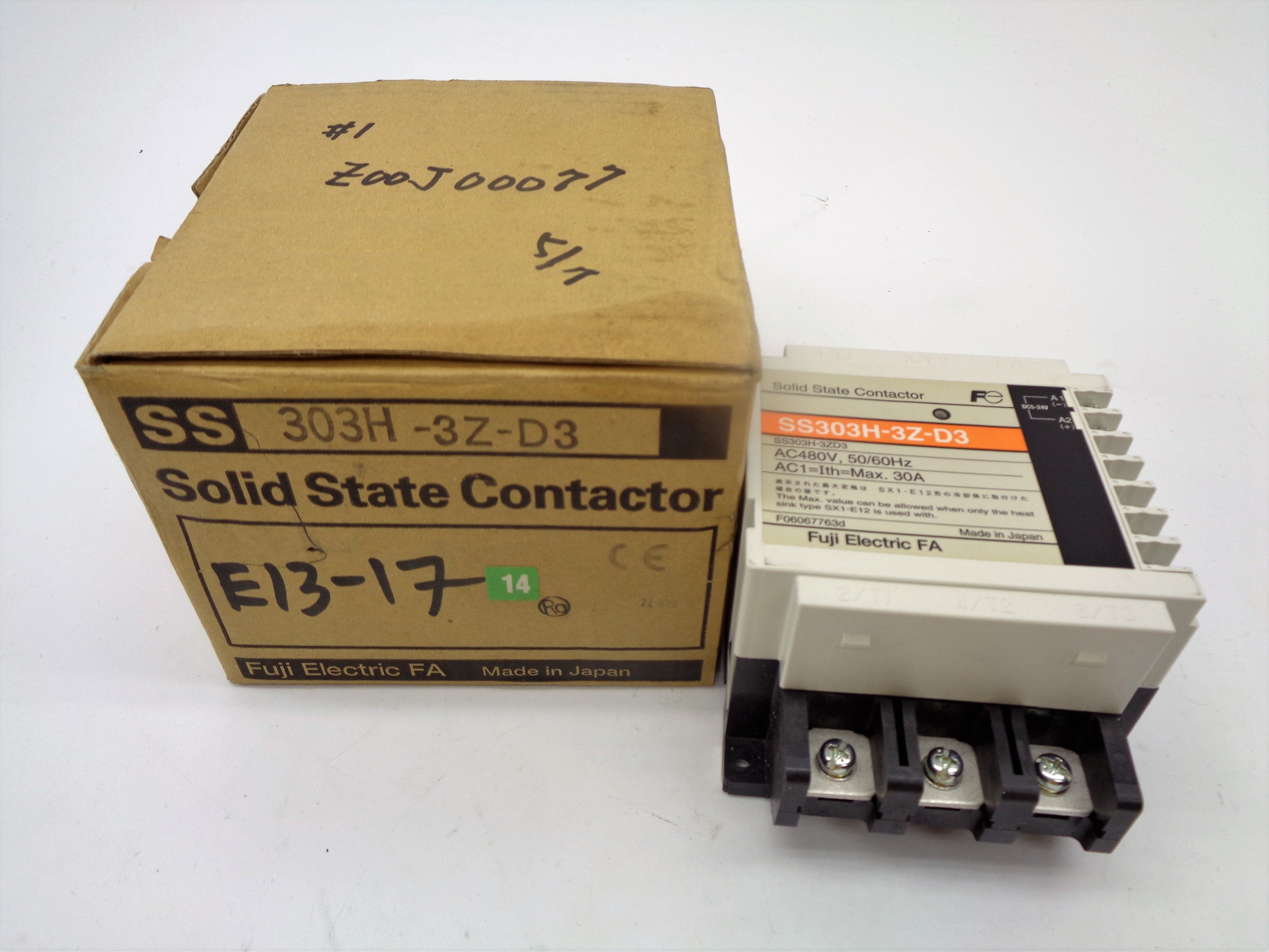 FUJI ELECTRIC SS303H-3Z-D3 480V NSMP