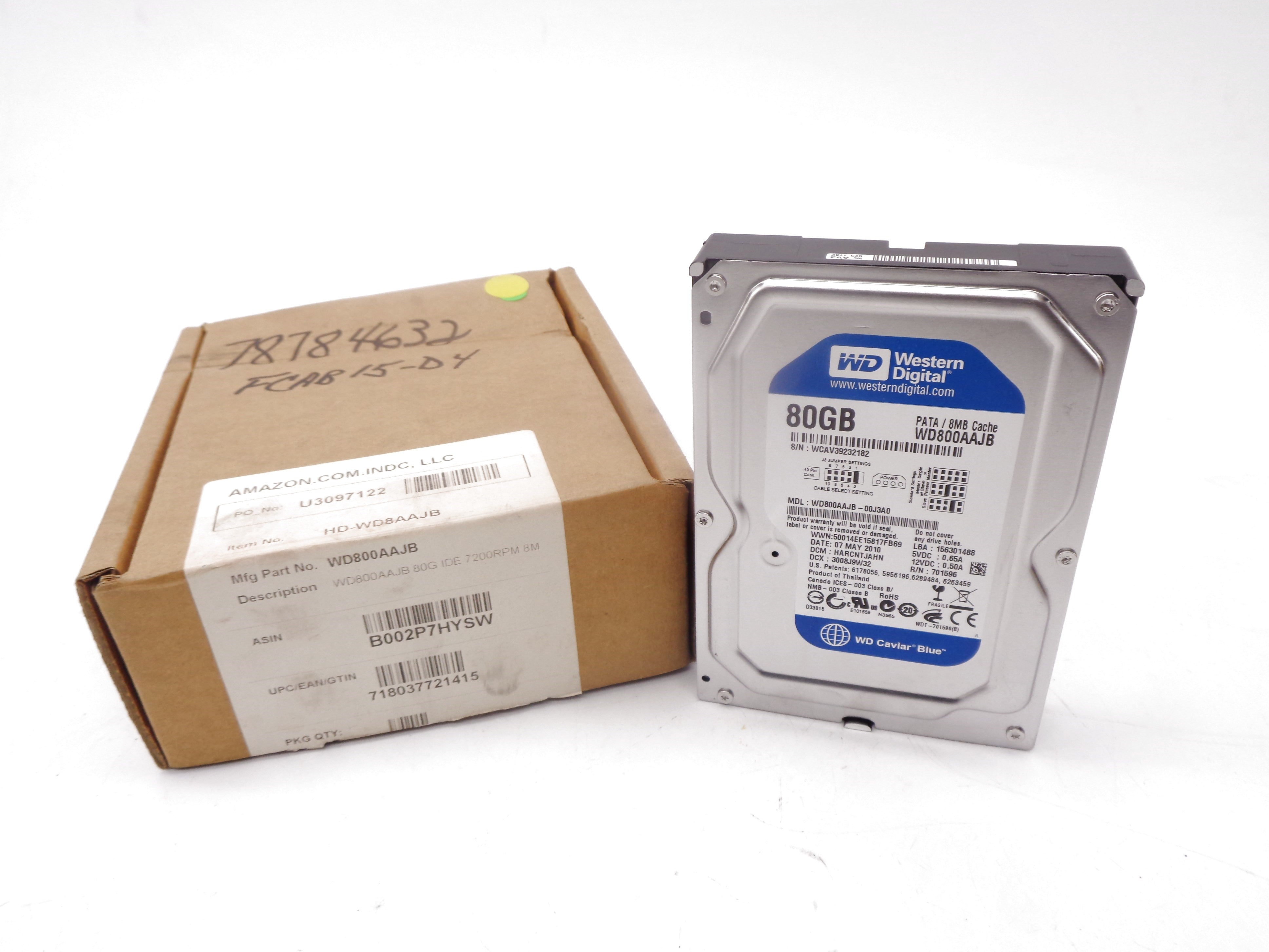 WESTERN DIGITAL WD800AAJB NSMP