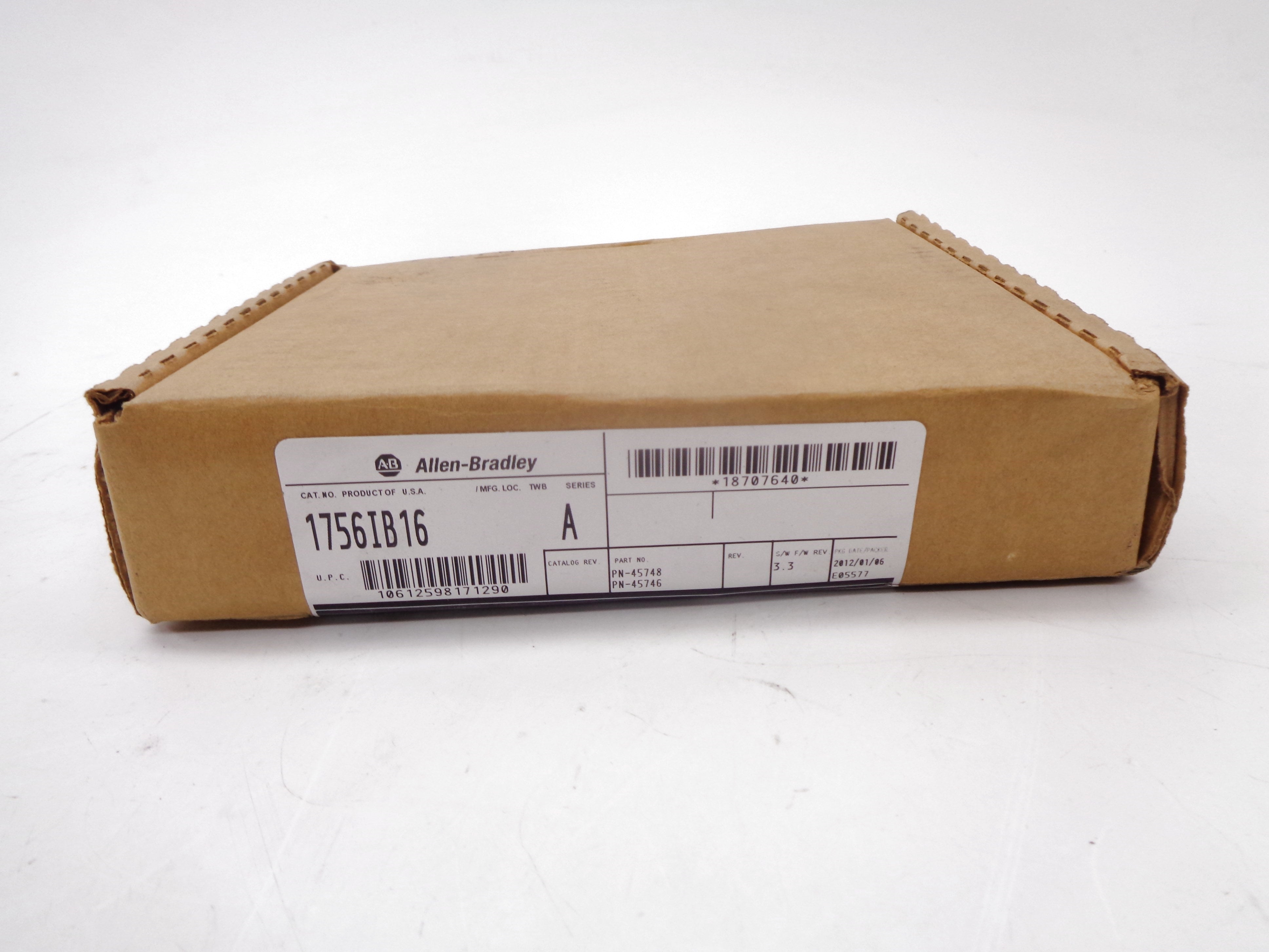 ALLEN BRADLEY 1756IB16 SER. A F/W 3.3 (DATE: 2012) NSFS
