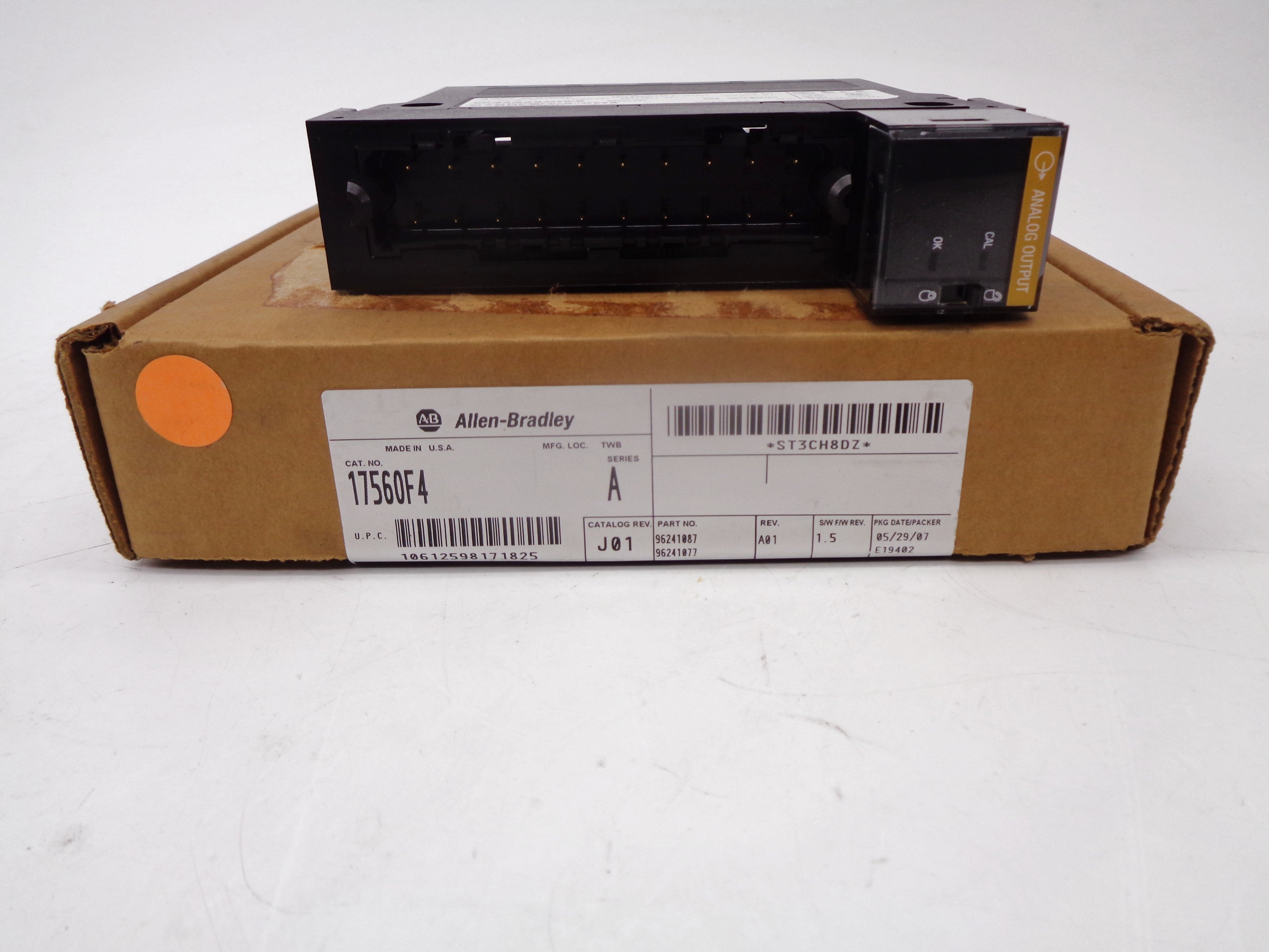 ALLEN BRADLEY 17560F4 SER. A F/W 1.5 NSMP