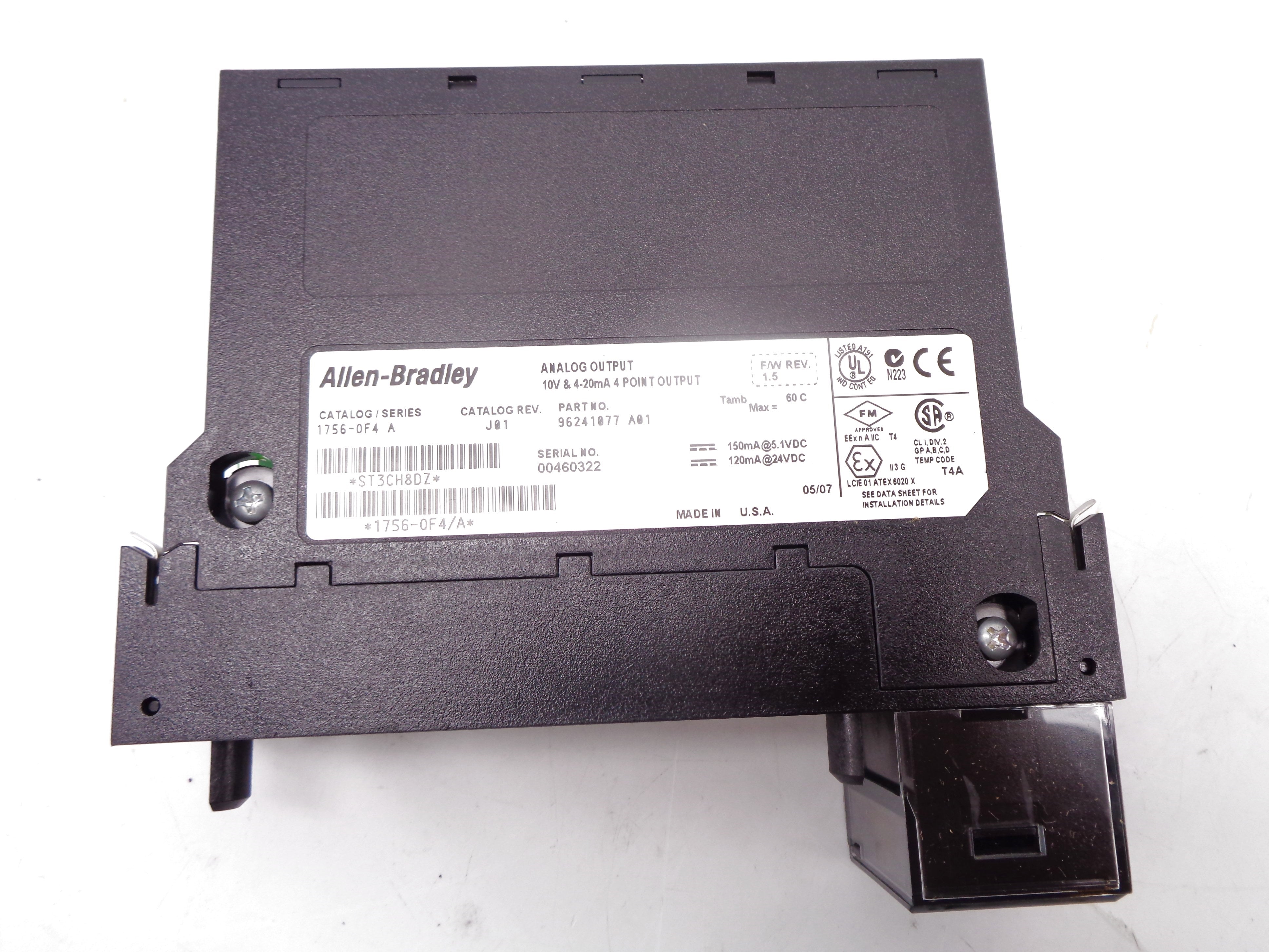 ALLEN BRADLEY 17560F4 SER. A F/W 1.5 NSMP