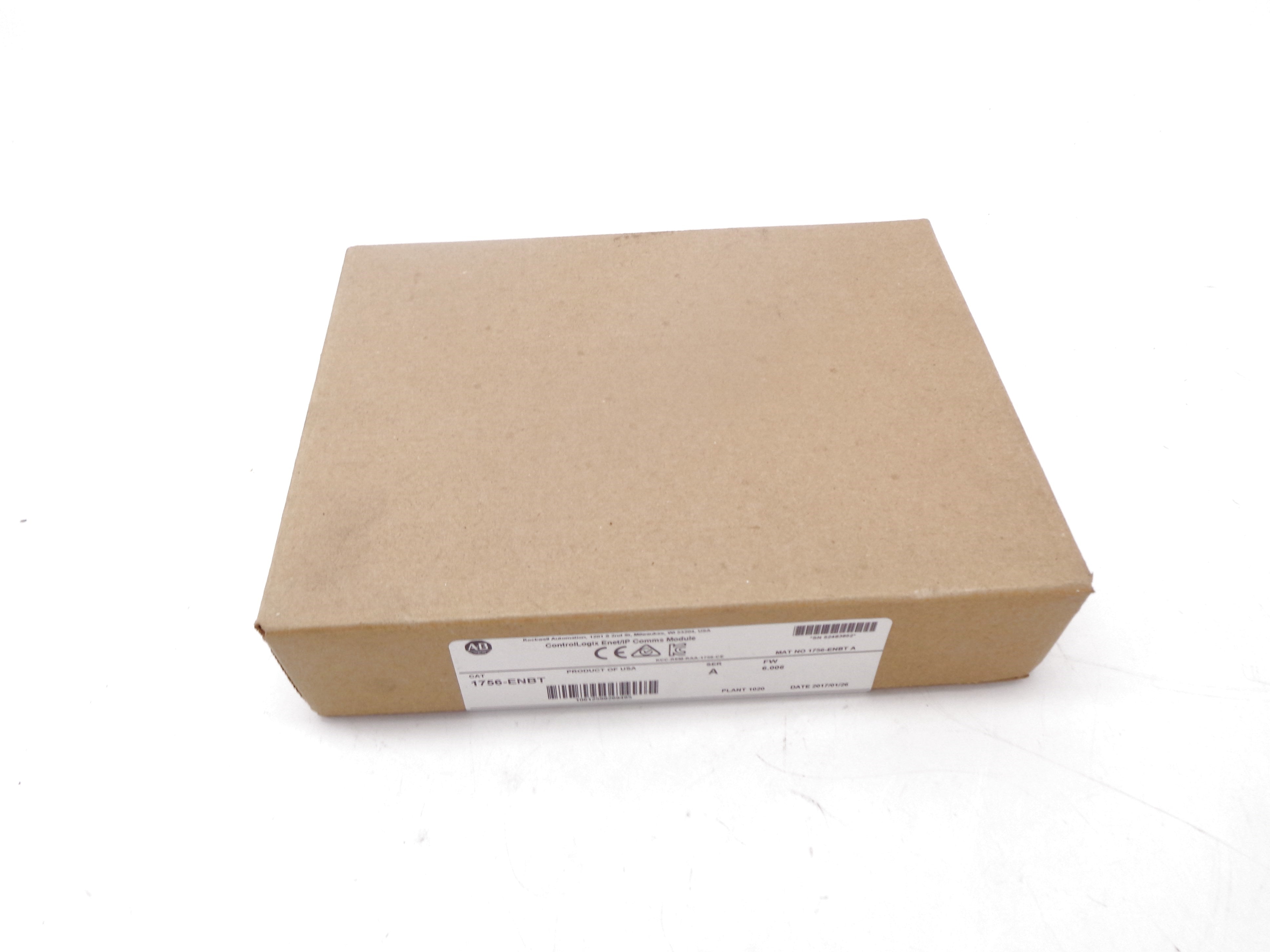 ALLEN BRADLEY 1756-ENBT SER. A F/W 6.006 DATE: 2017 NSFS