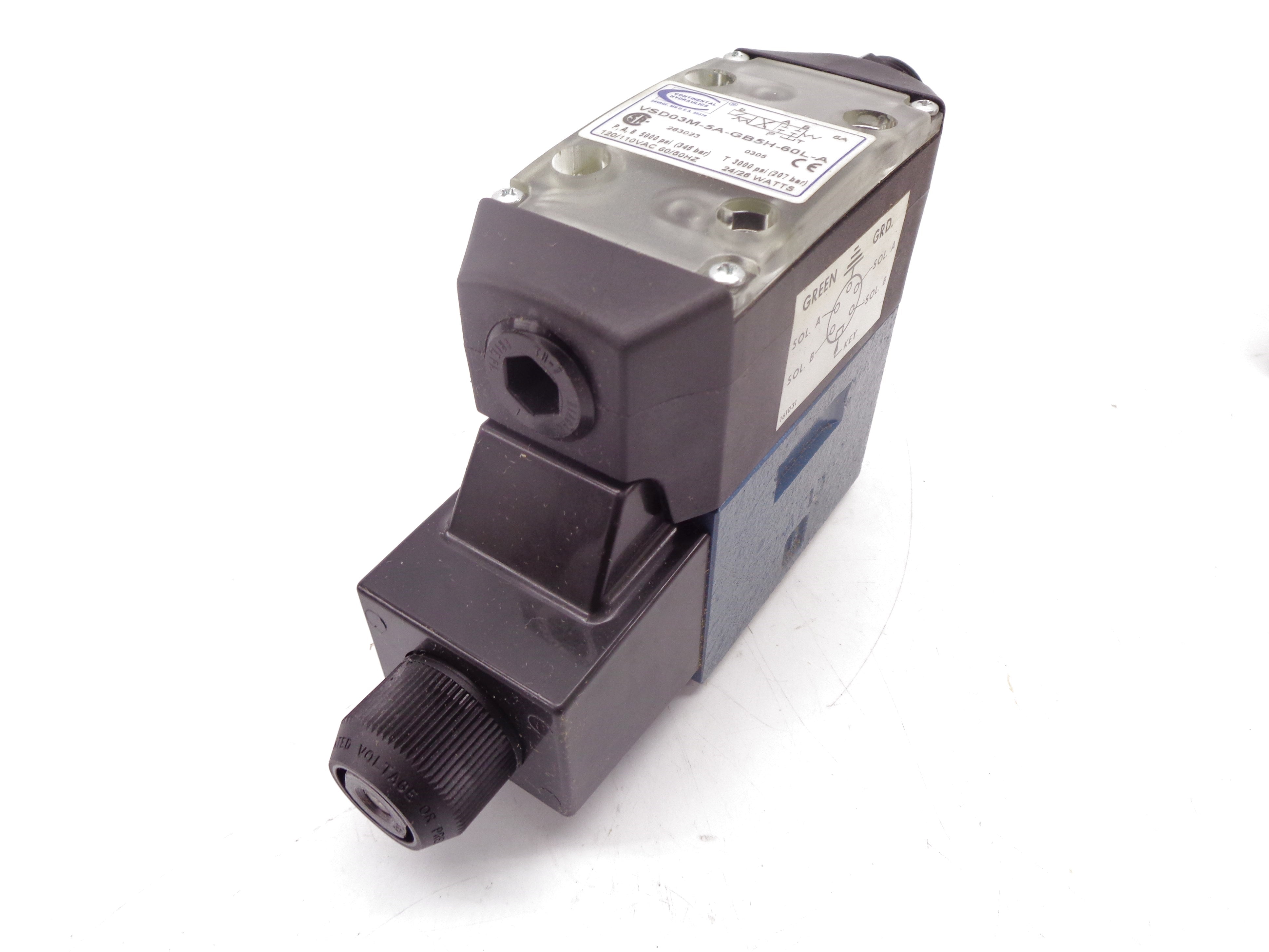 CONTINENTAL VSD03M-5A-GB5H-60L-A 120V NSMP