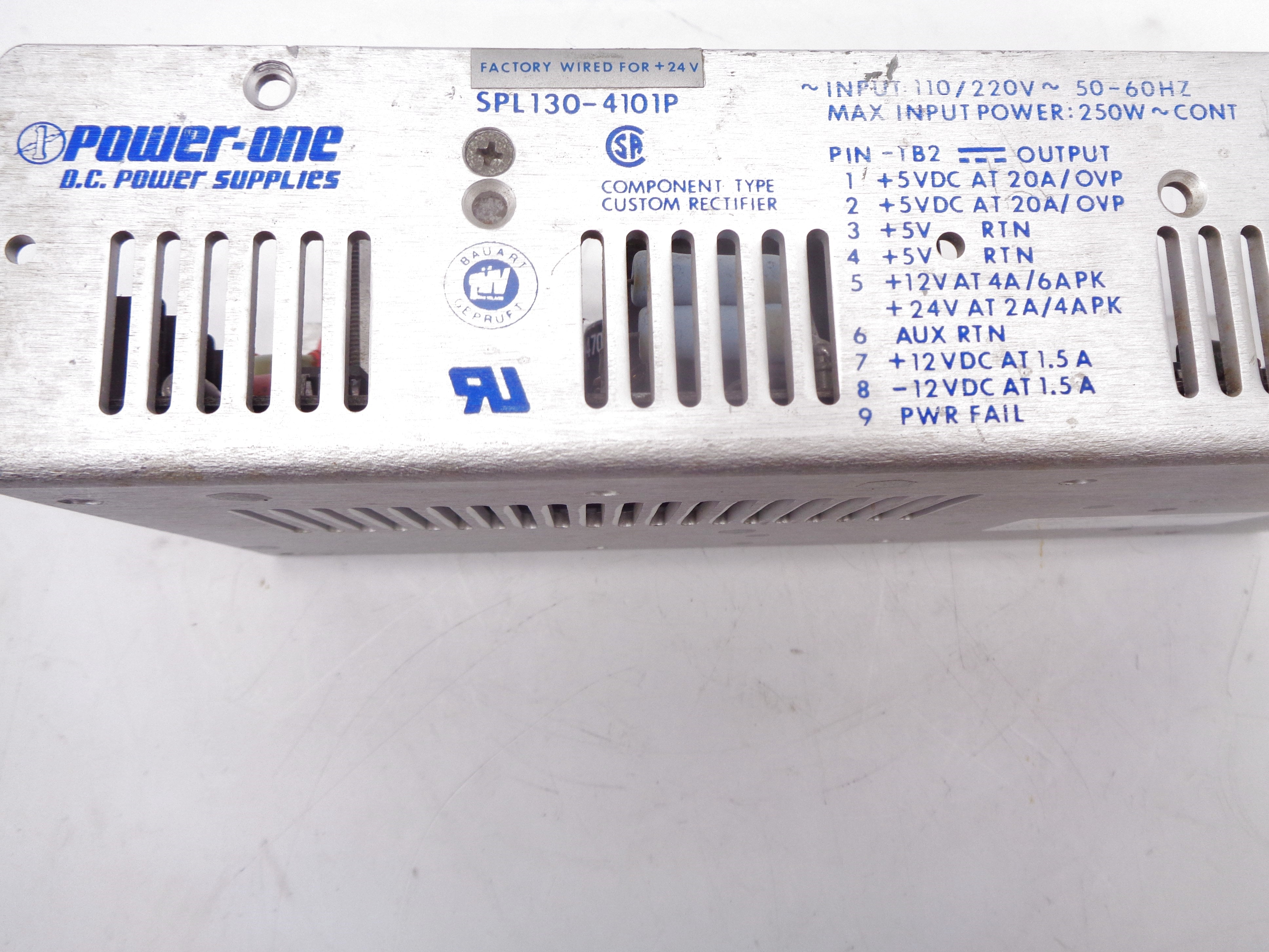 POWER-ONE SPL130-4101P UNMP