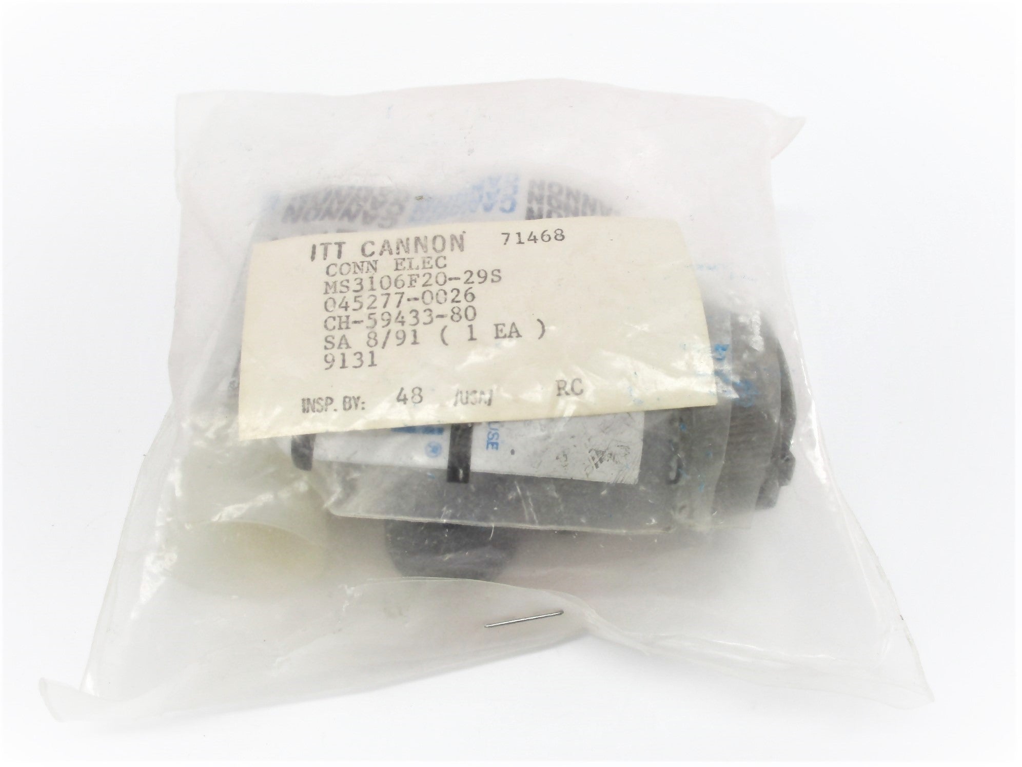 ITT CANNON MS3106F20-29S NSMP