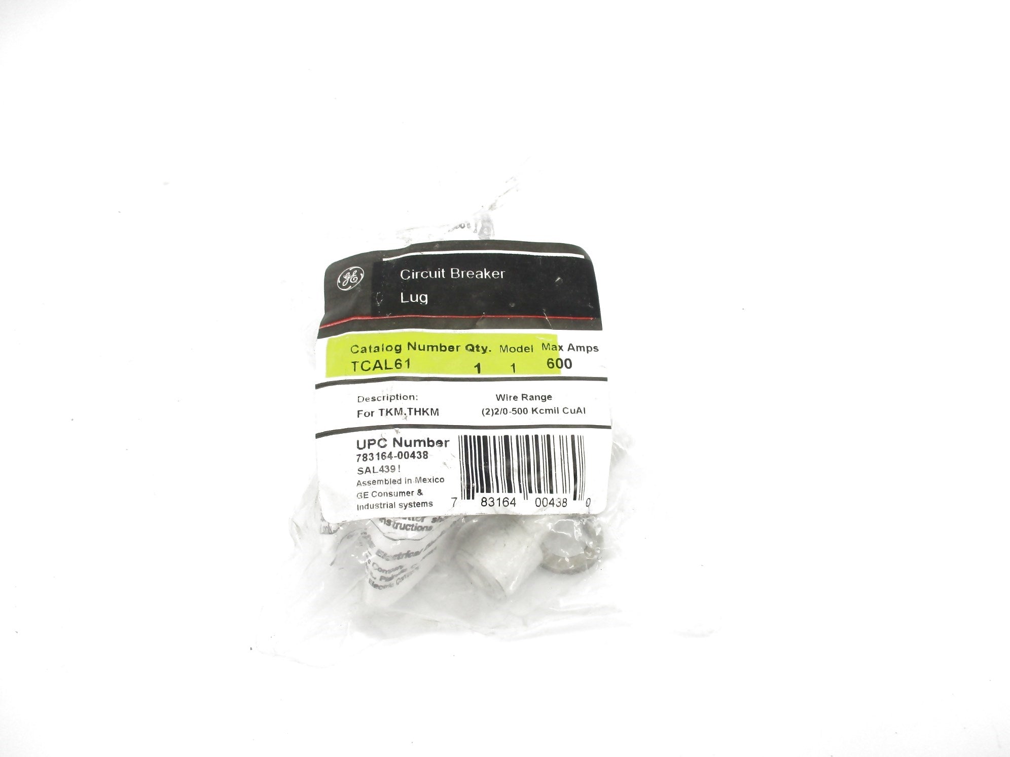 GENERAL ELECTRIC TCAL61 NSMP