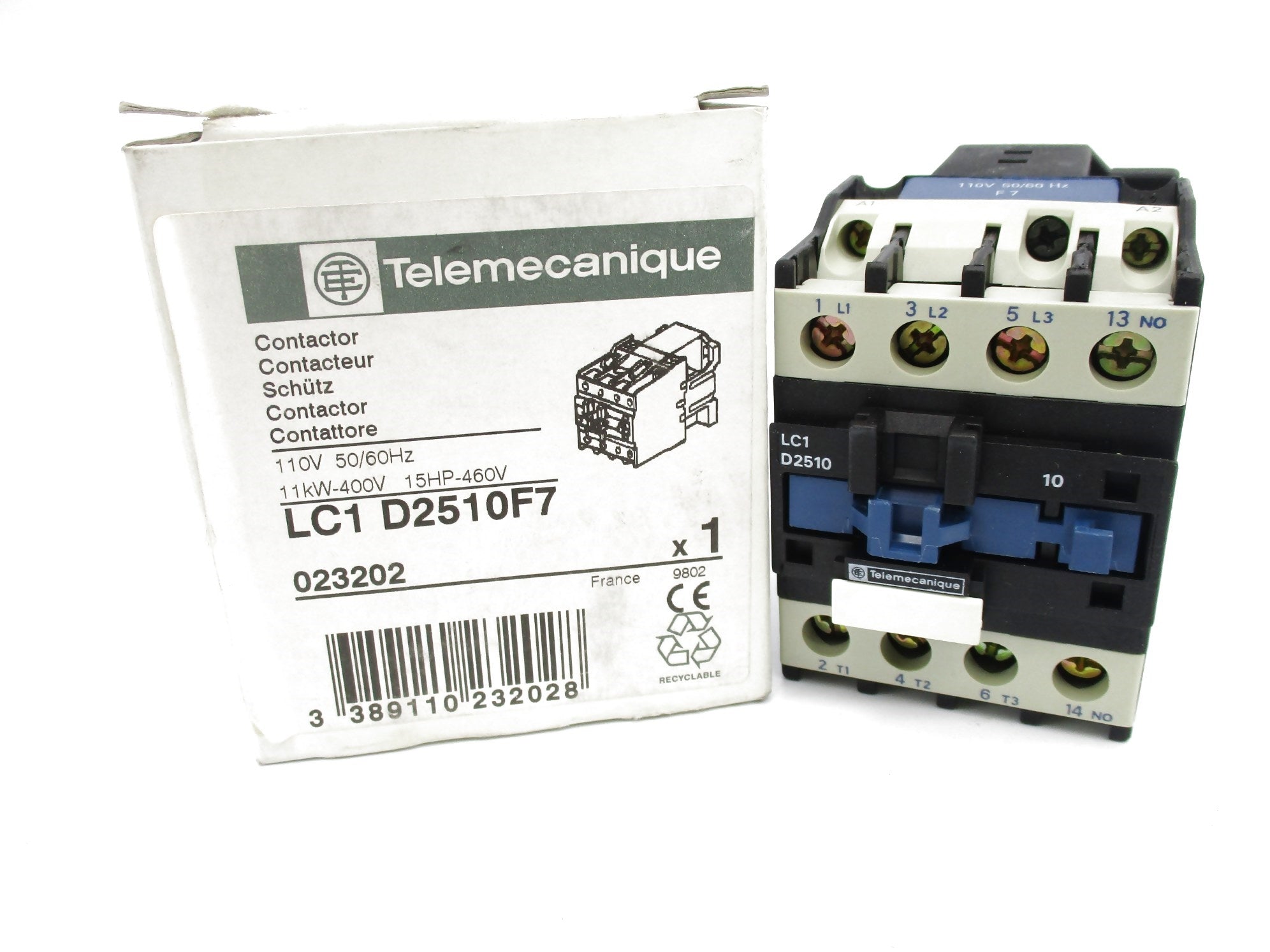 TELEMECANIQUE LC1 D2510F7 100V NSMP