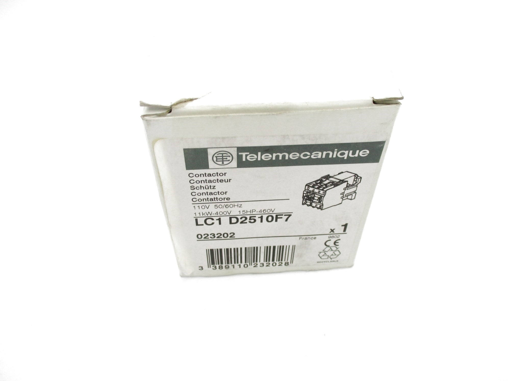 TELEMECANIQUE LC1 D2510F7 100V NSMP