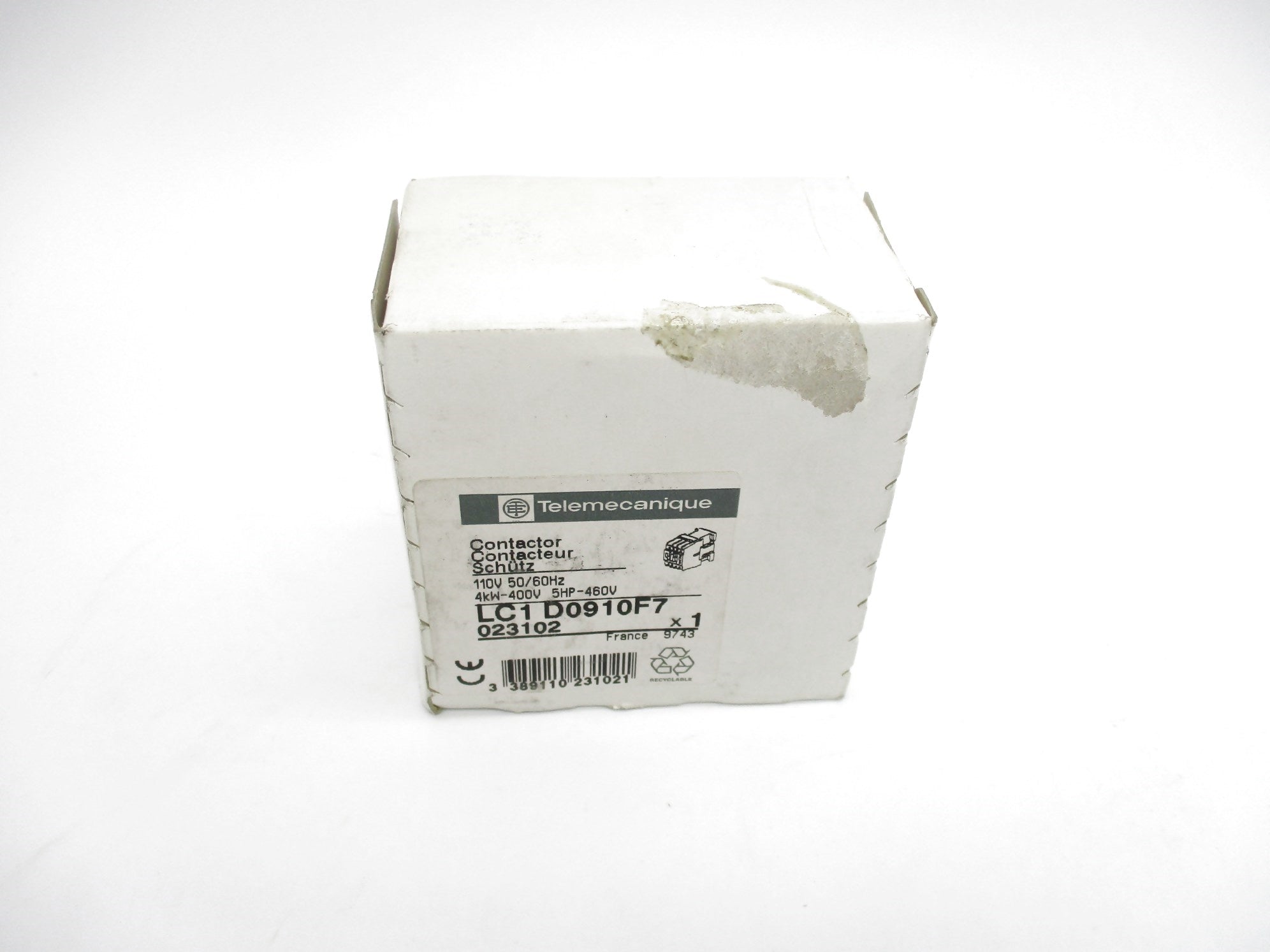 TELEMECANIQUE LC1D0910F7 110V NSFS