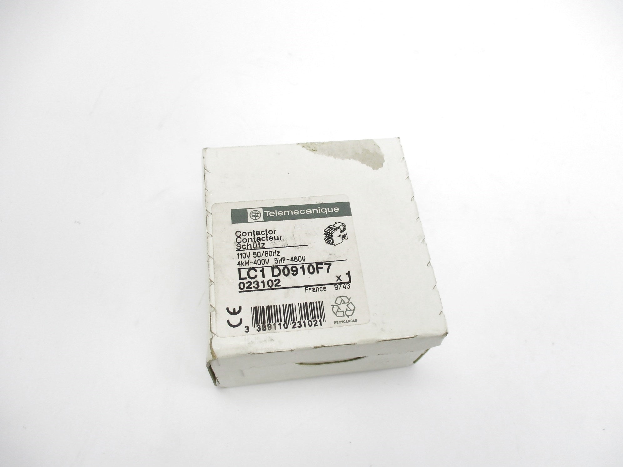 TELEMECANIQUE LC1D0910F7 110V NSFS