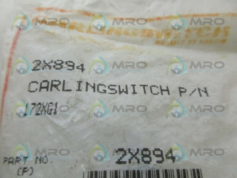 CARLING SWITCH 2X894 PUSHBUTTON SWITCH * NEW IN FACTORY BAG *