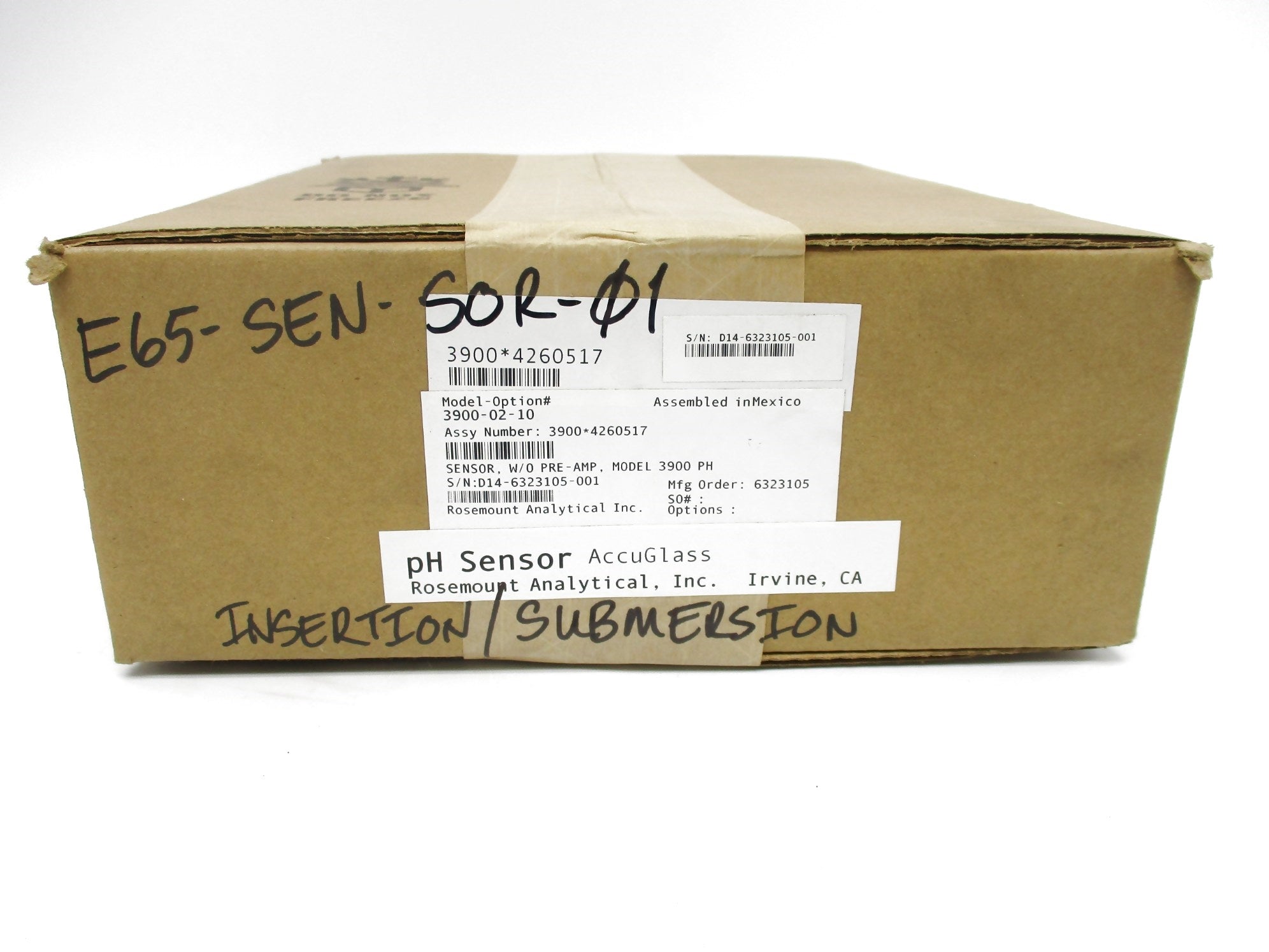 ROSEMOUNT 3900-02-10 NSFS