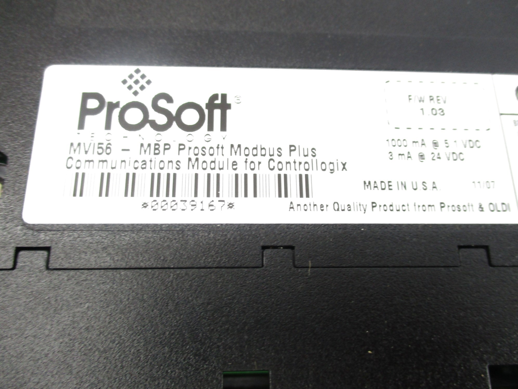 PROSOFT MVI56-MBP F/W 1.03 NSNP