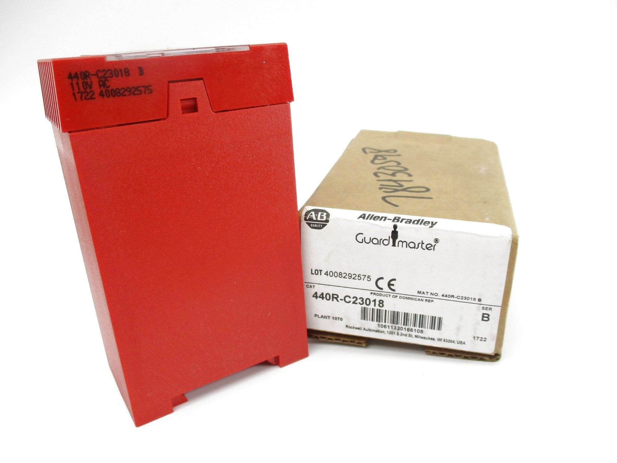ALLEN BRADLEY 440R-C23018 SER. B 110V (BR/WH) NSMP