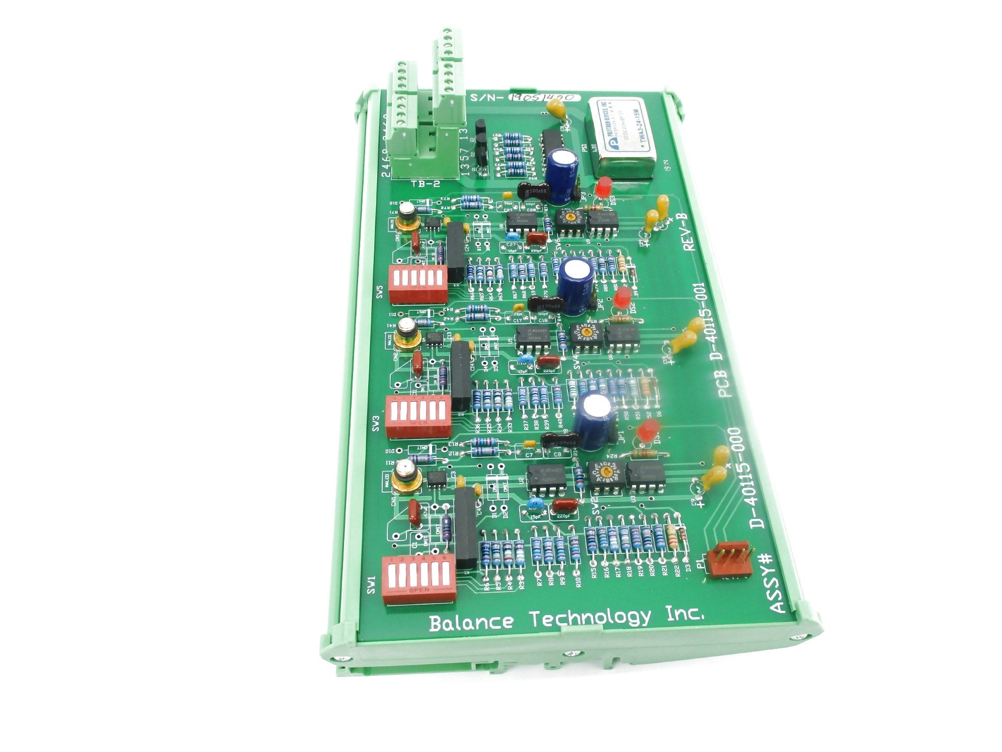 BALANCE TECHNOLOGY D-40115-001 REV. B NSNP