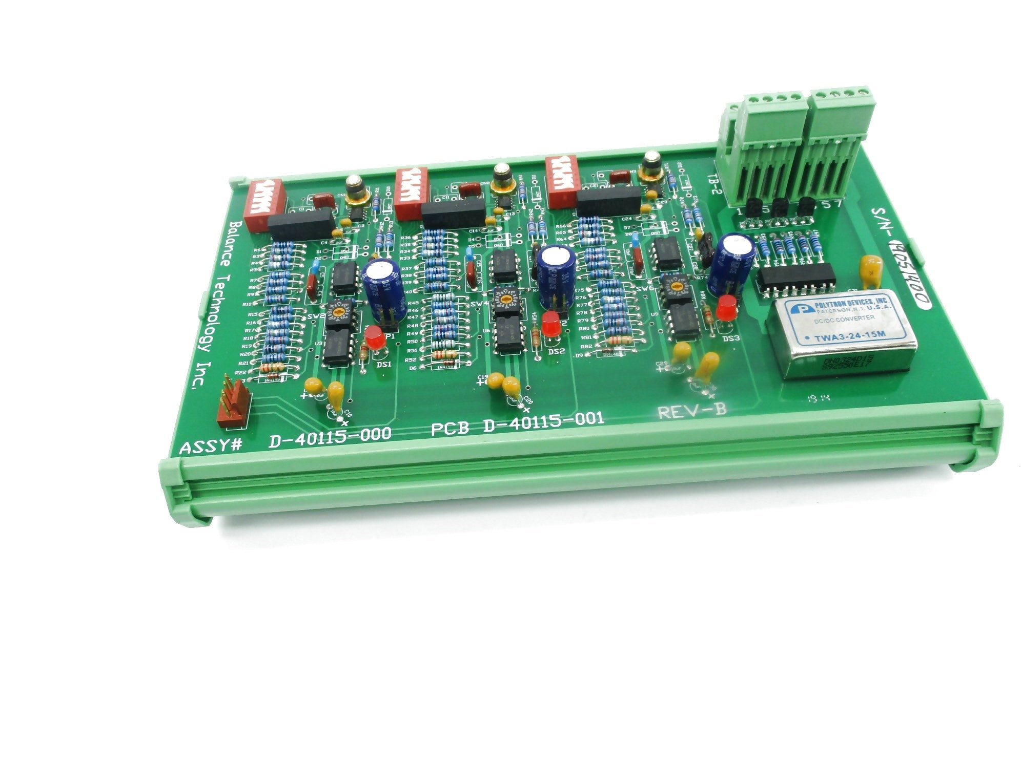 BALANCE TECHNOLOGY D-40115-001 REV. B NSNP
