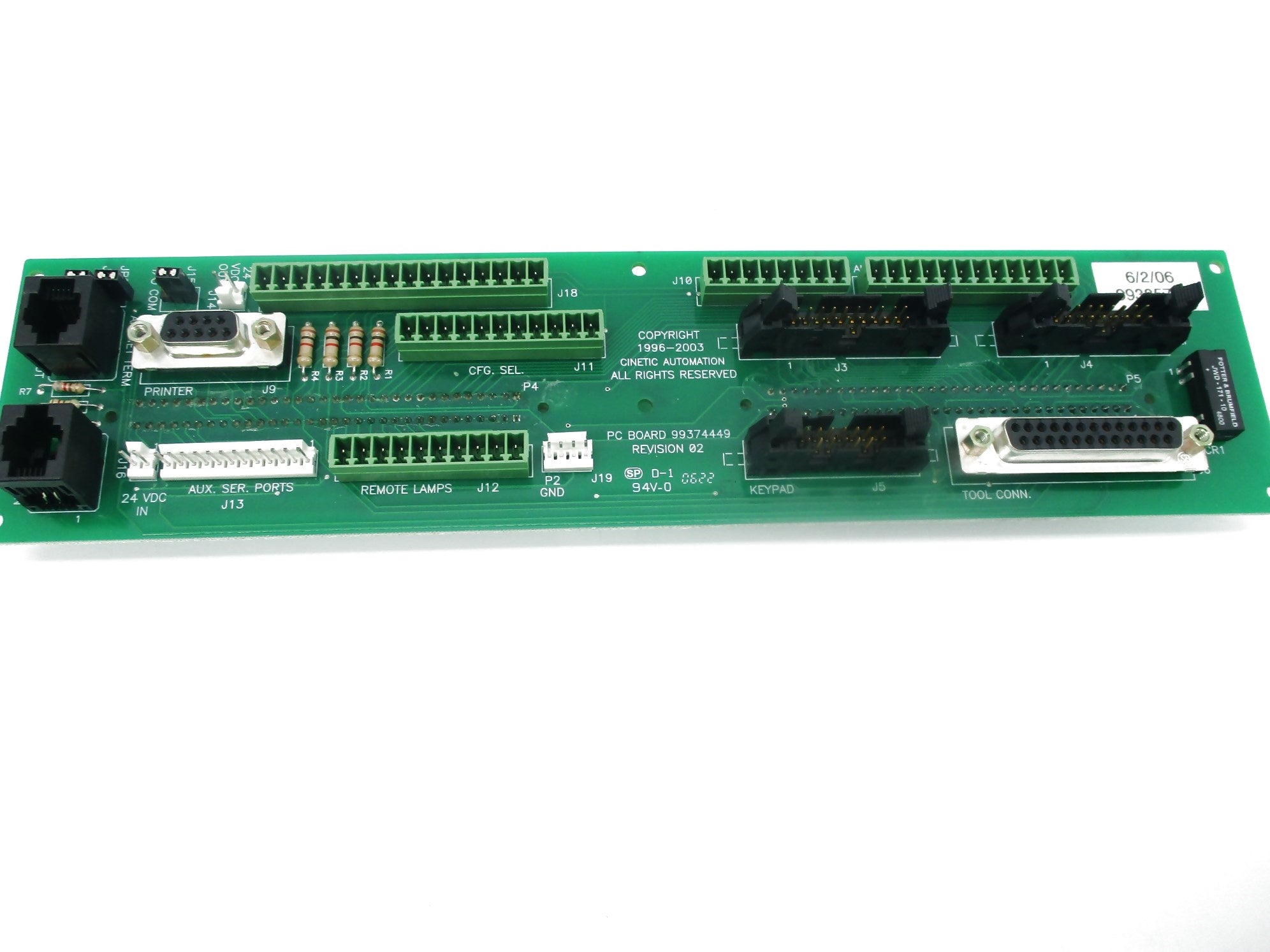 CINETIC AUTOMATION 99374449 REV. 02 NSNP