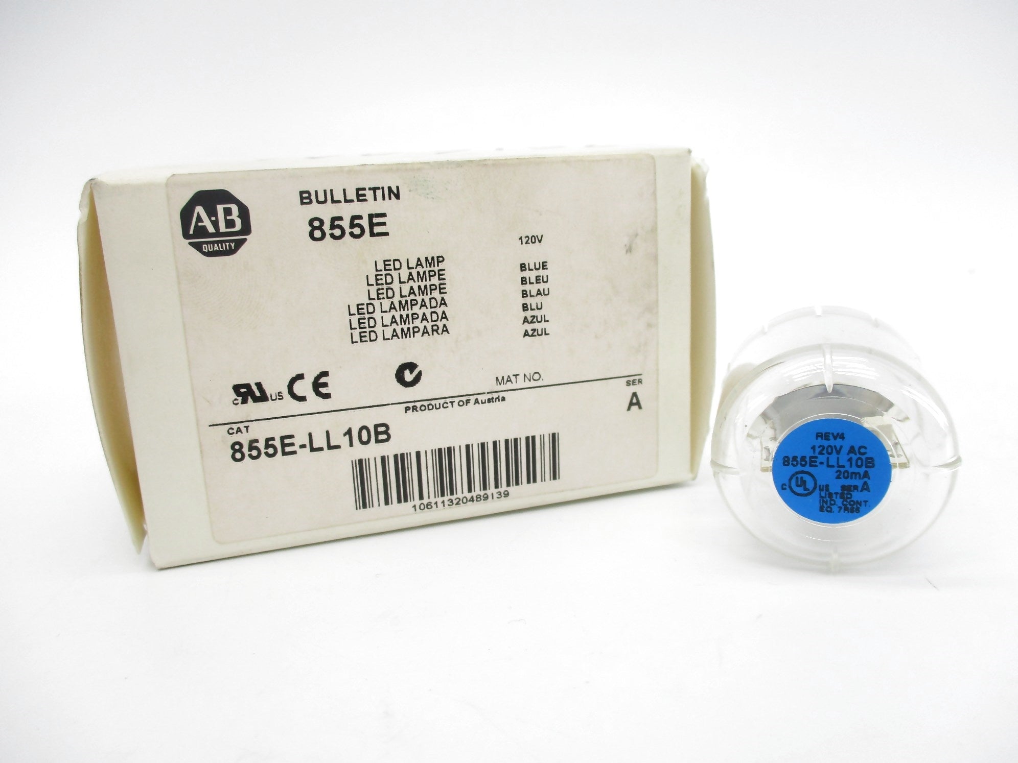 ALLEN BRADLEY 855E-LL10B SER. A (WH) NSMP