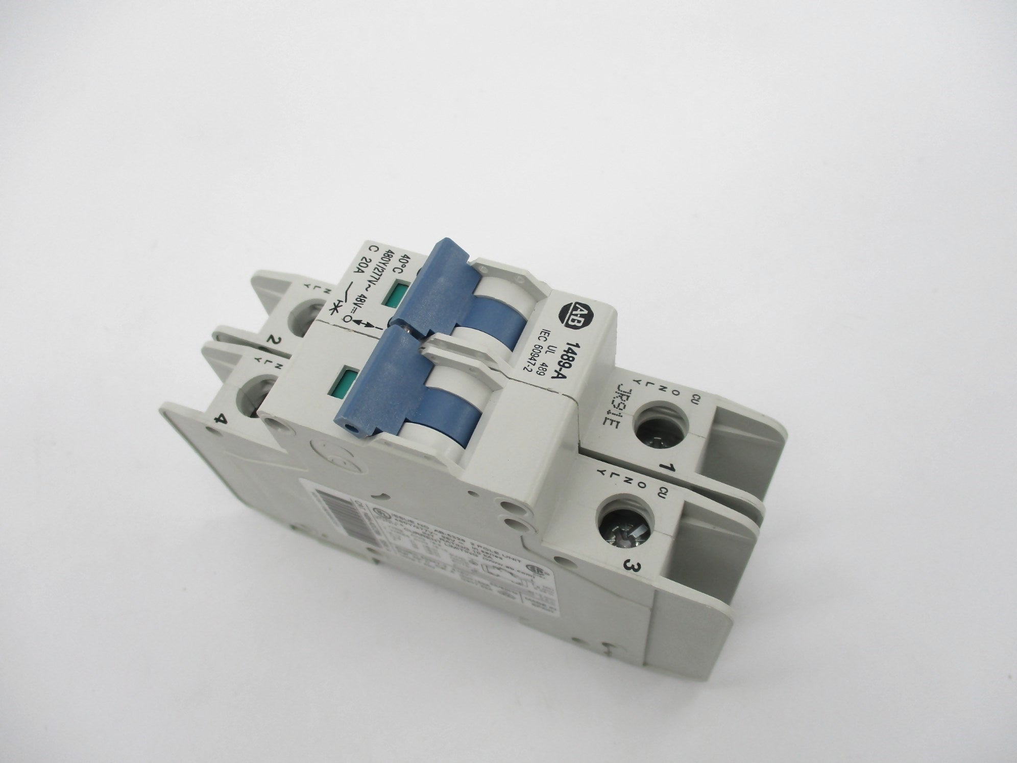 ALLEN BRADLEY 1489-A2C200 SER. A 20A 277/48V (WH) NSMP