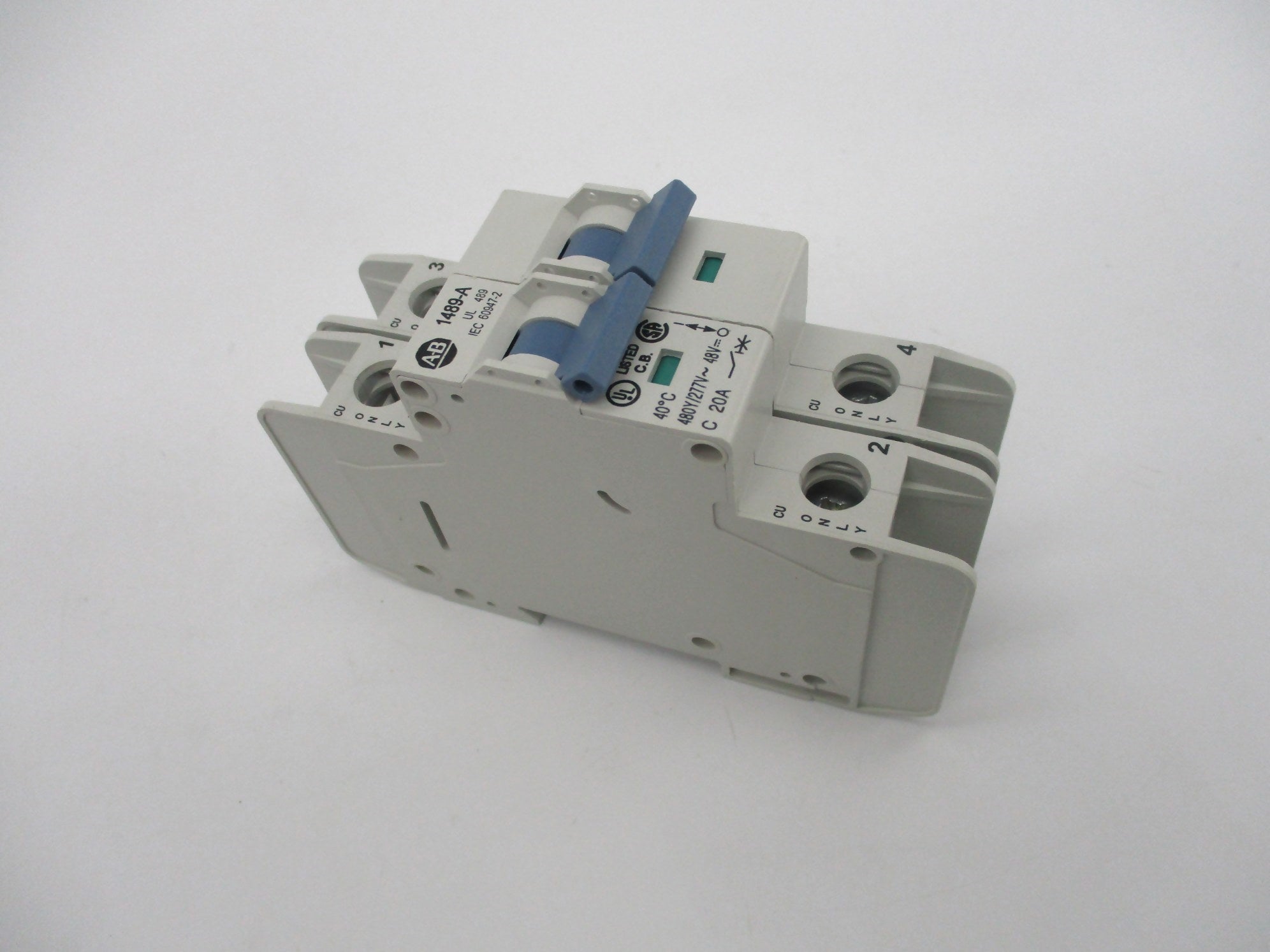 ALLEN BRADLEY 1489-A2C200 SER. A 20A 277/48V (WH) NSMP