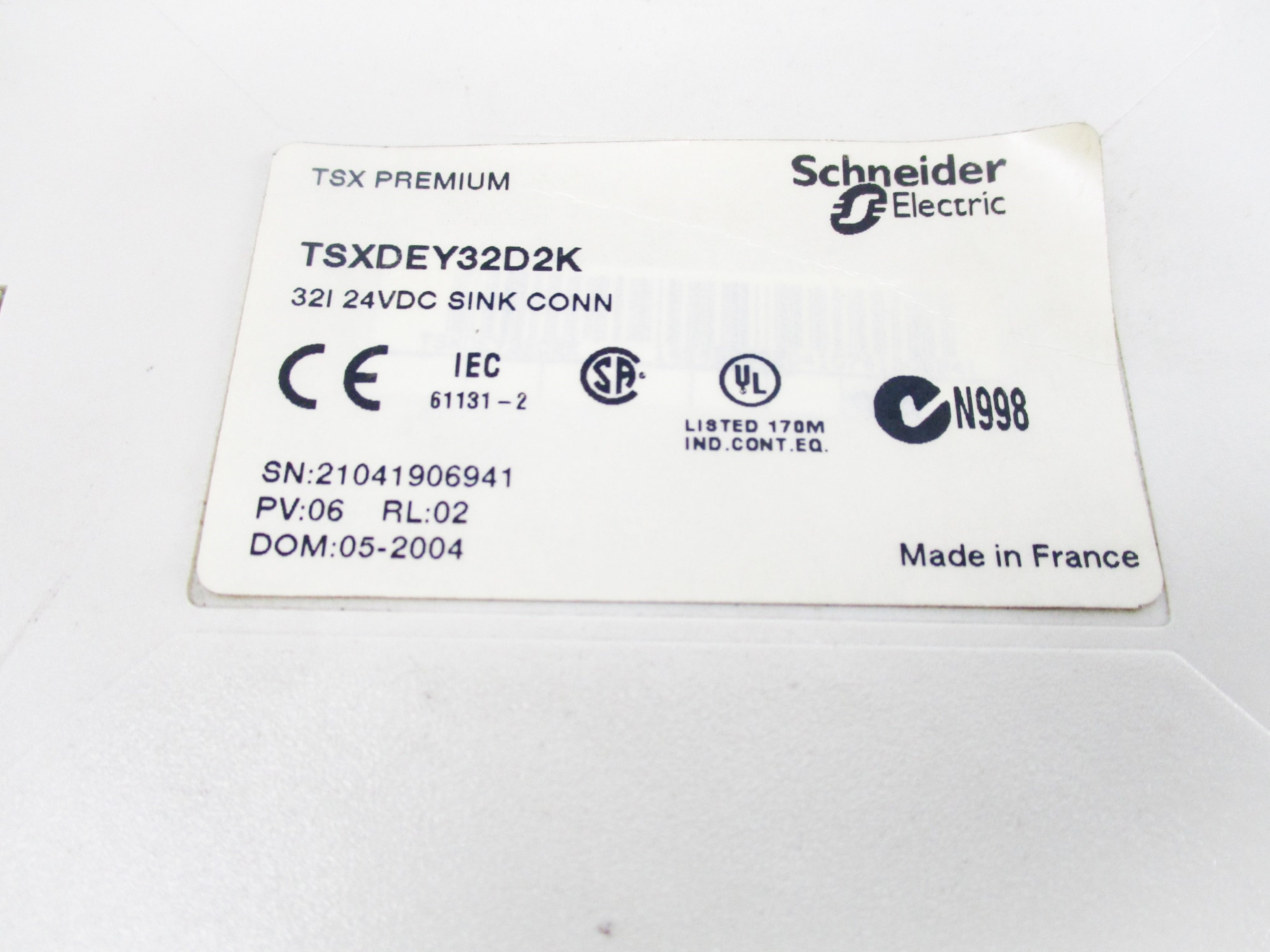 SCHNEIDER ELECTRIC TSXDEY32D2K UNMP