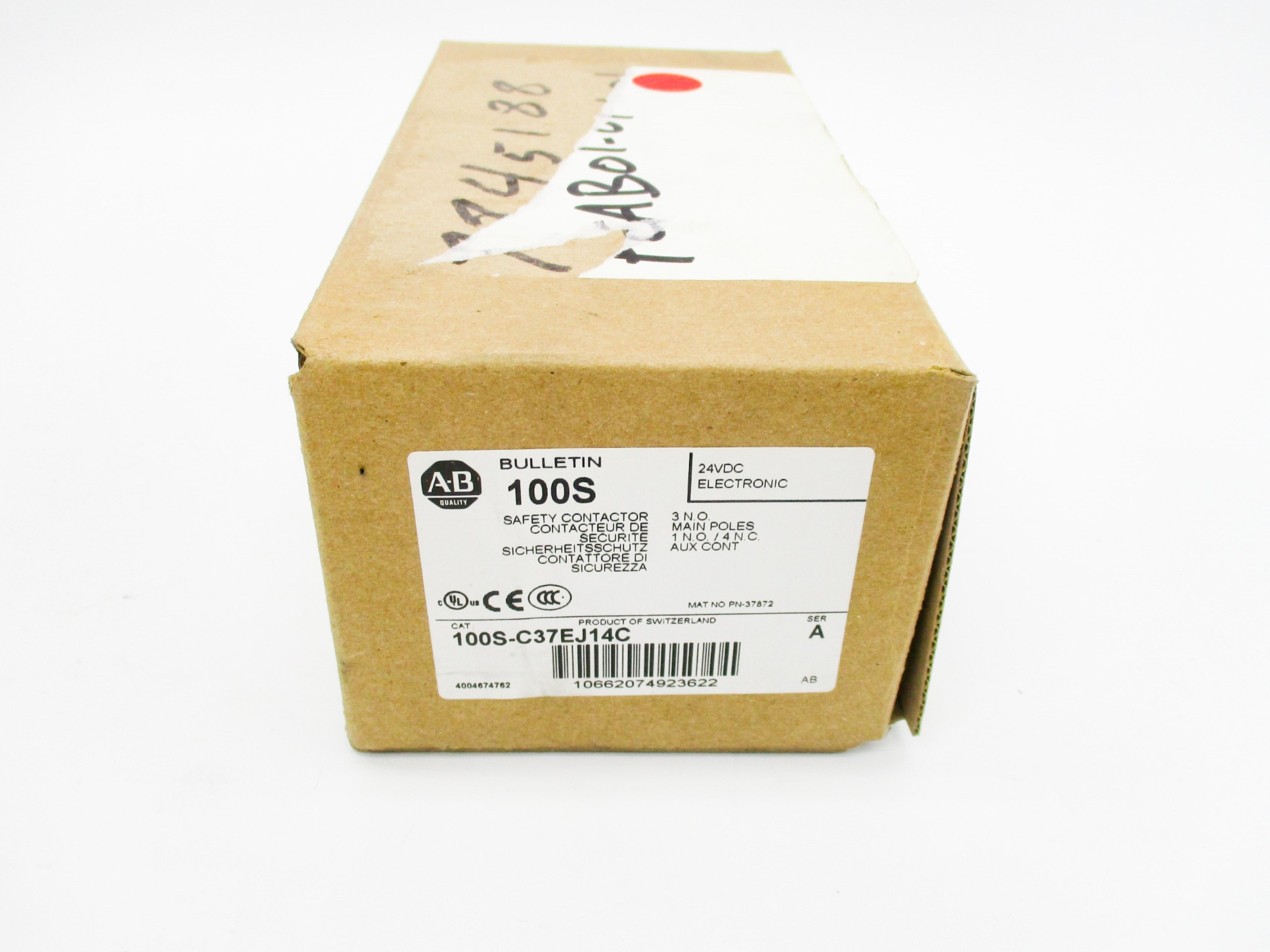 ALLEN BRADLEY 100S-C37EJ14C SER. A 24V (BR/WH) NSMP