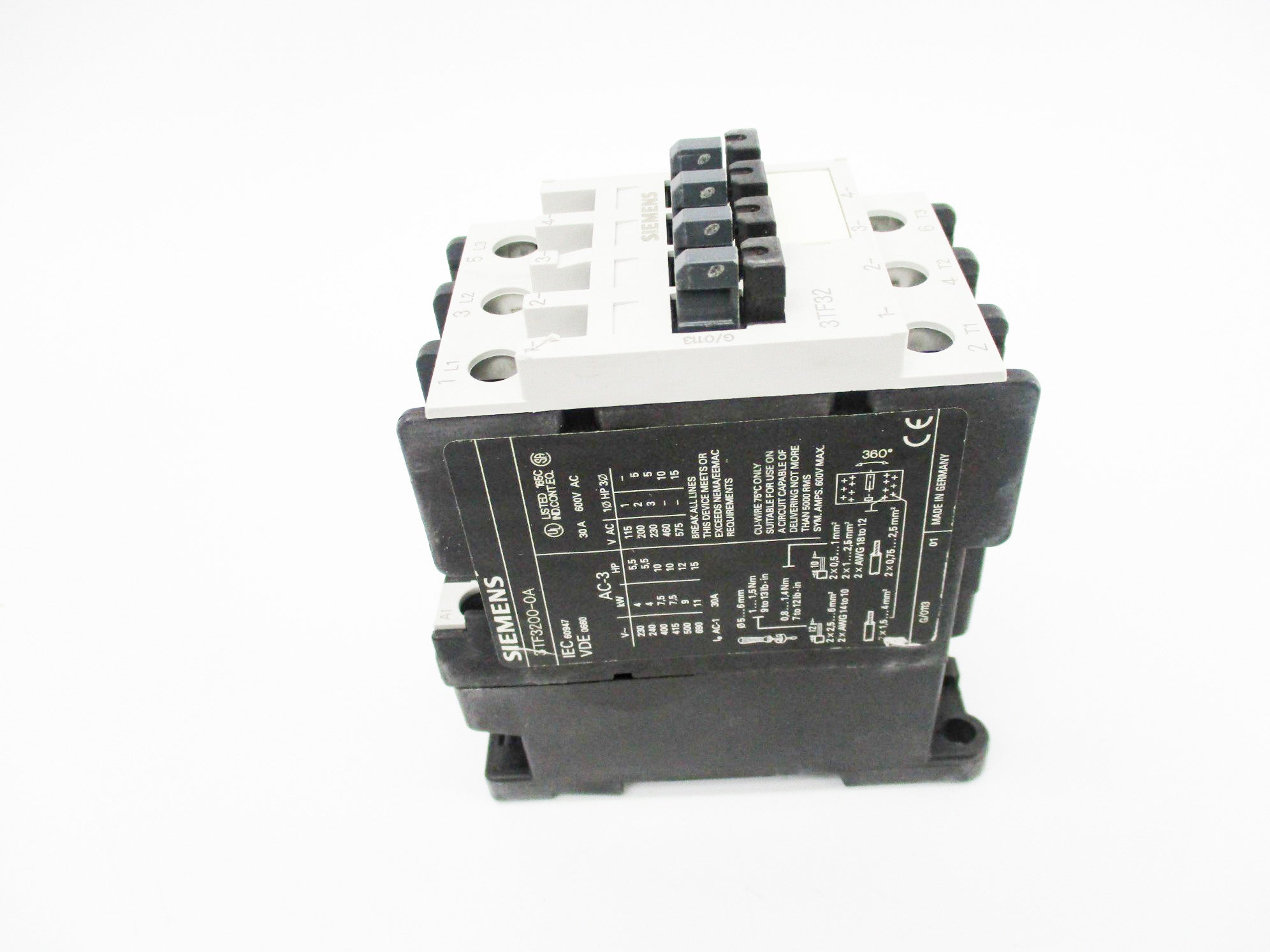 SIEMENS 3TF3200-0A 120/110V 30A NSNP
