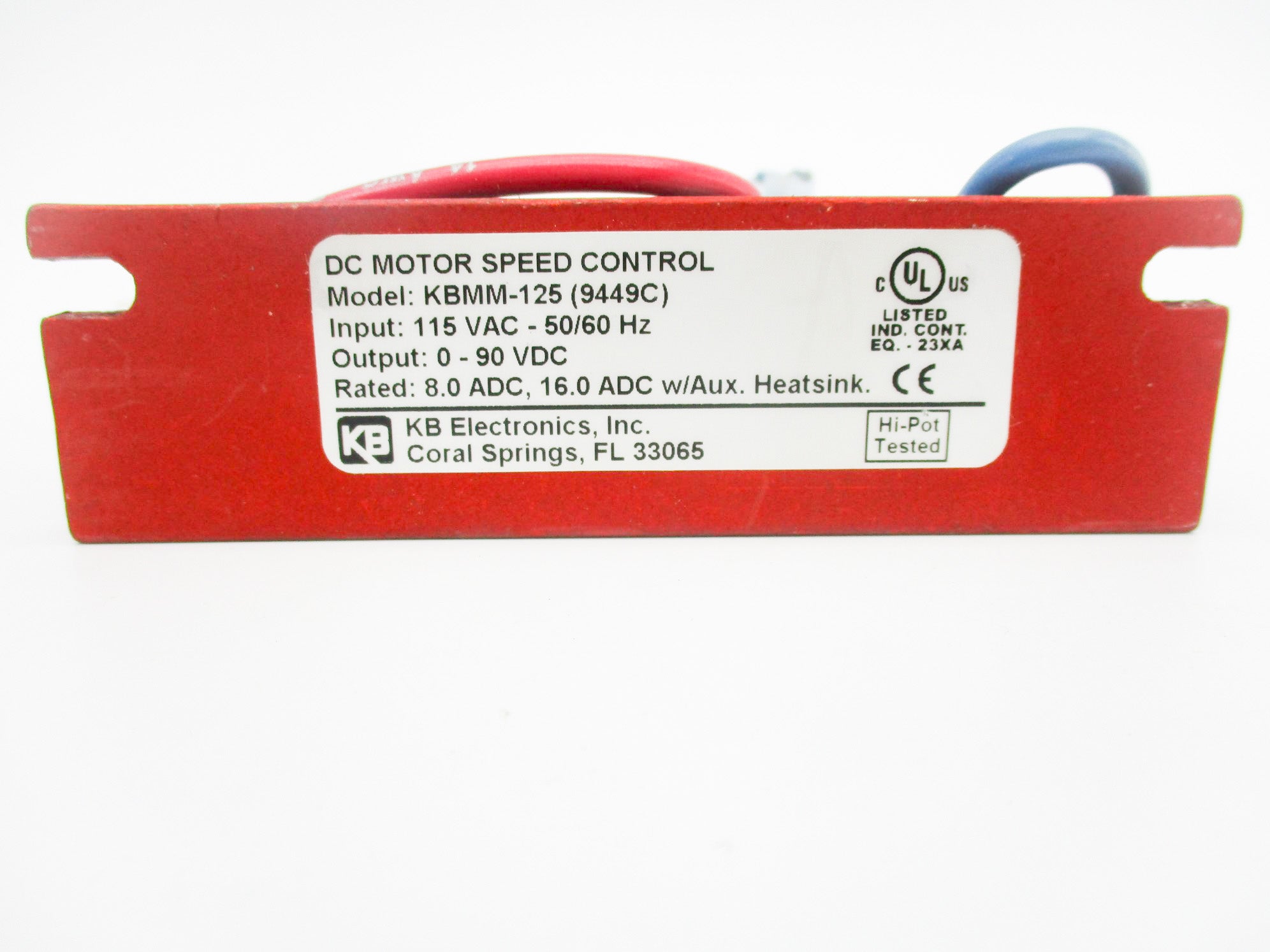 KB ELECTRIC KBMM-125 9449C UNMP