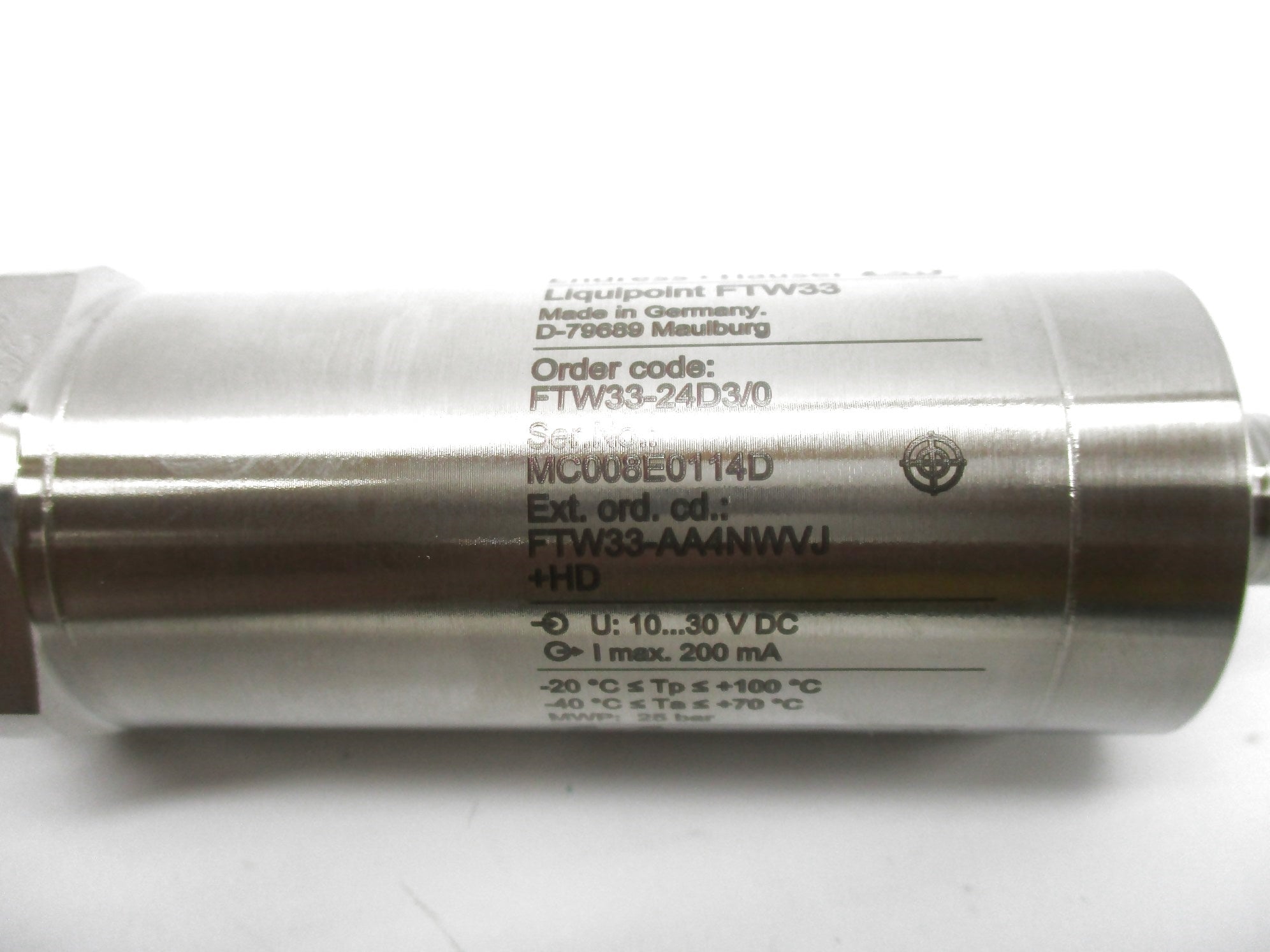 ENDRESS+HAUSER FTW33-24D3/0 NSNP