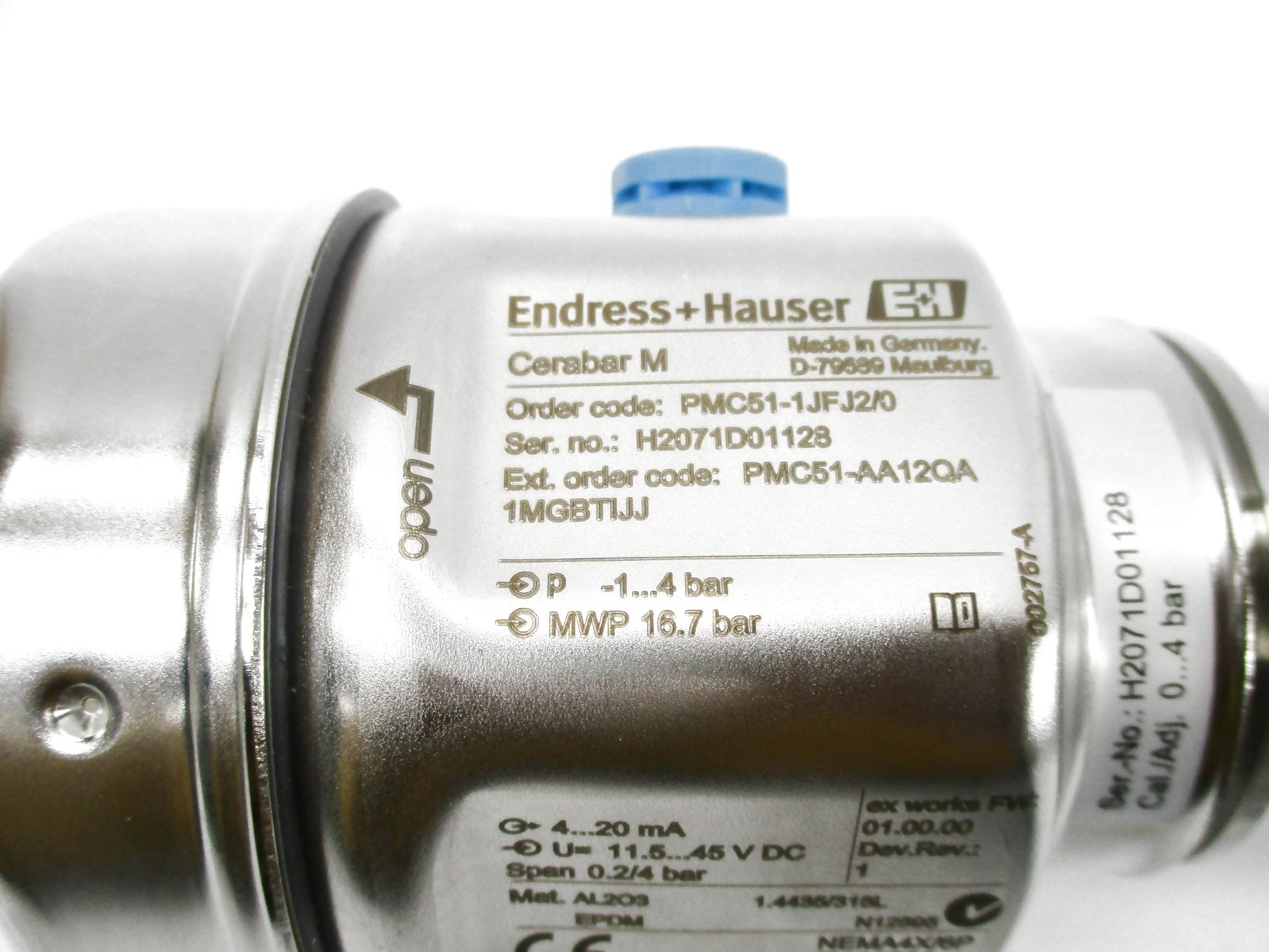 ENDRESS+HAUSER PMC51-1JFJ2/0 NSNP