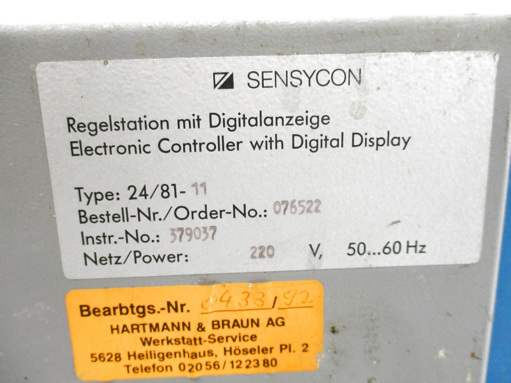 SENSYCON 24/81-11 UNMP