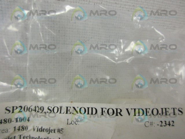 VIDEOJET SP206429 SOLENOID VALVE * NEW IN FACTORY BAG *
