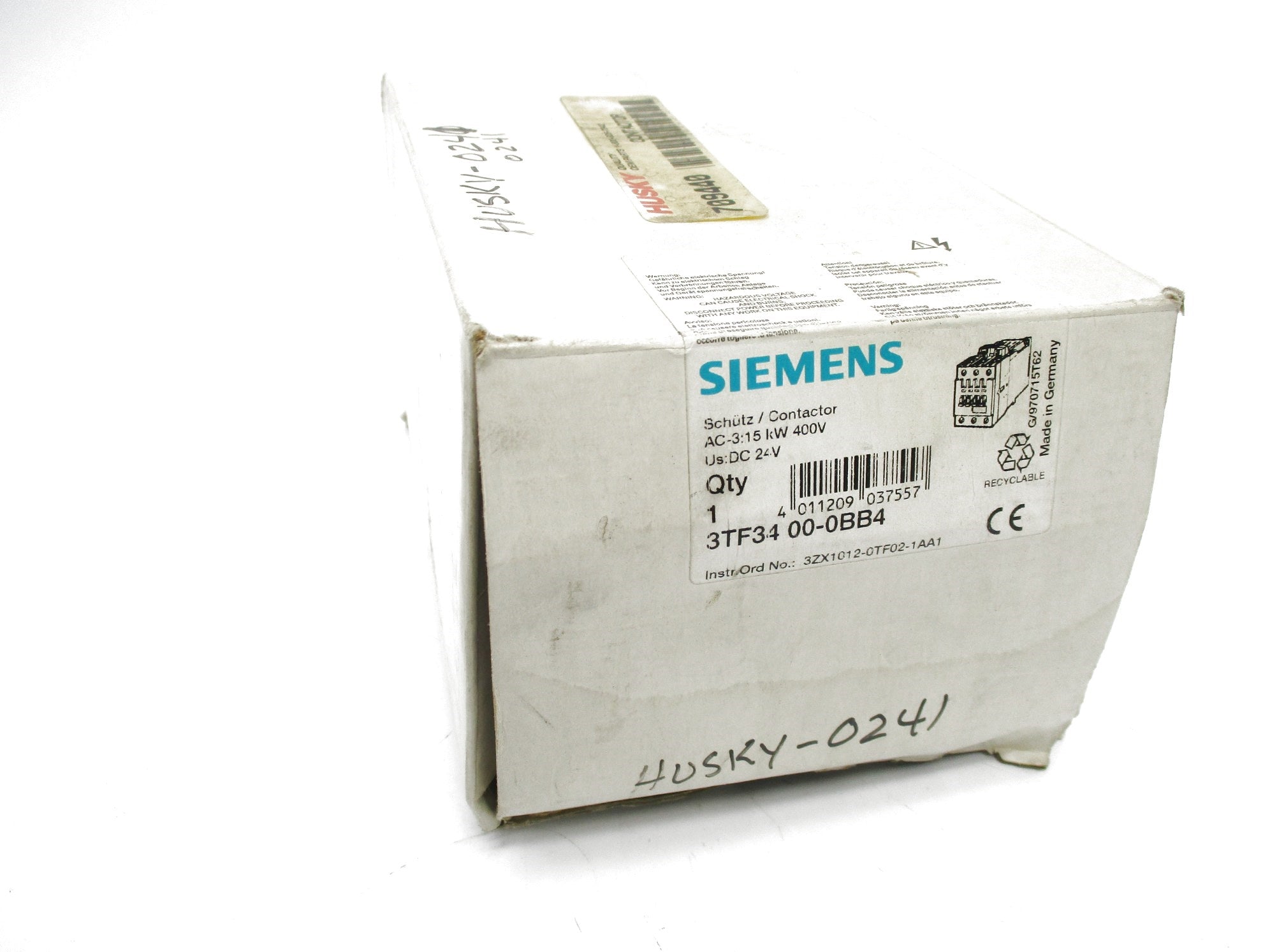 SIEMENS 3TF3400-0BB4 24V NSMP