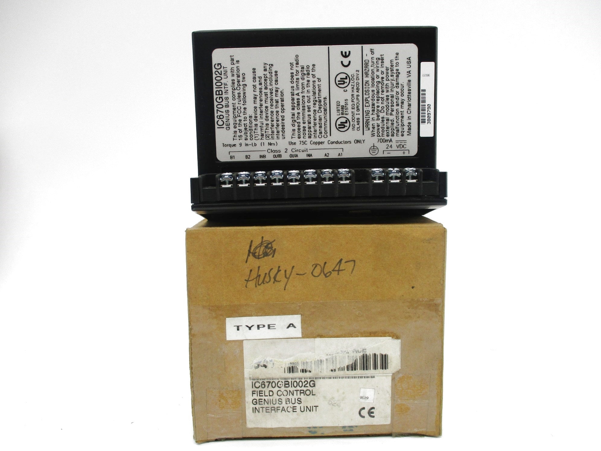 FANUC IC670GBI002G NSMP