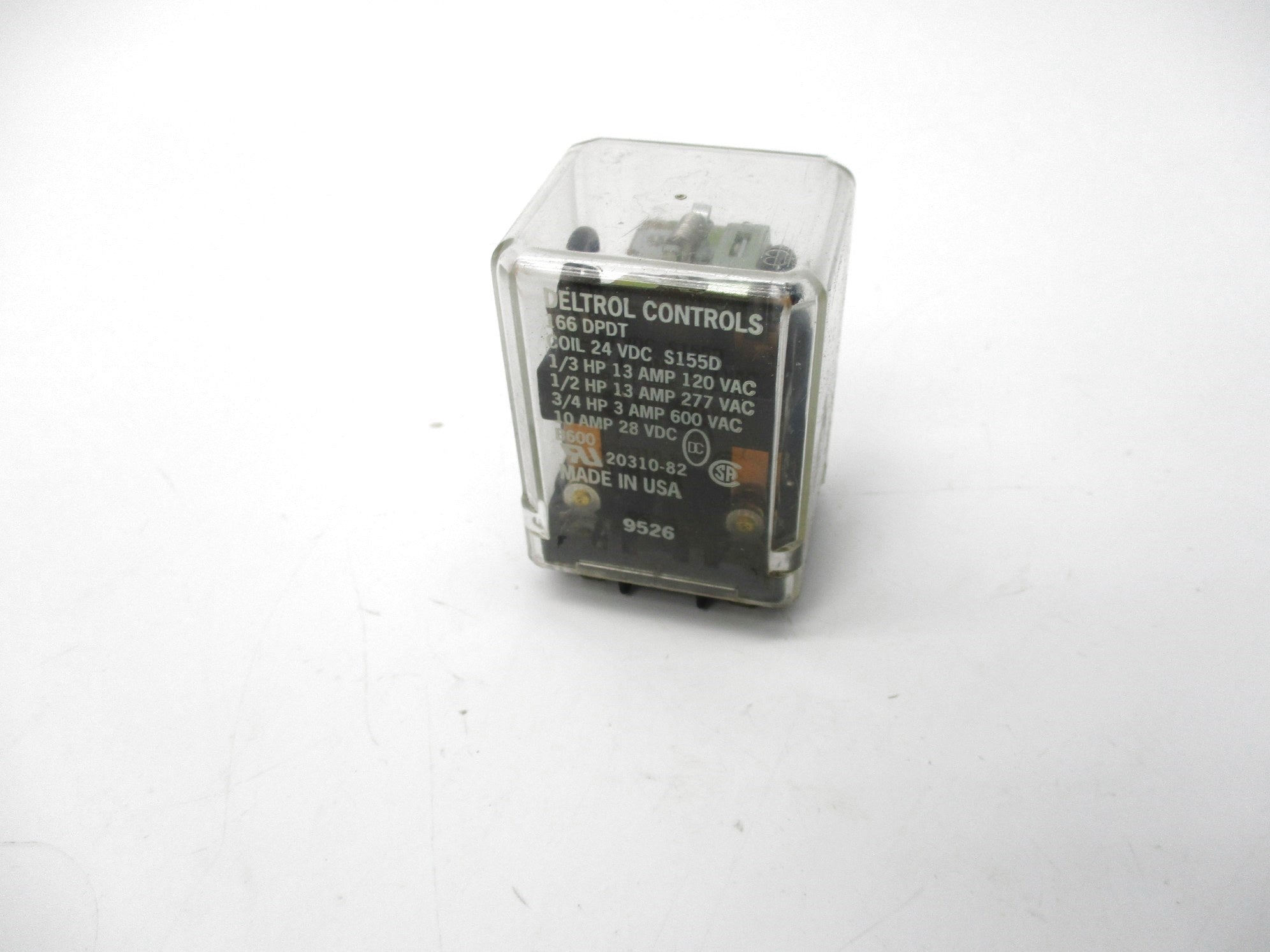 DELTROL CONTROLS 166DPDT 24V 10A UNMP