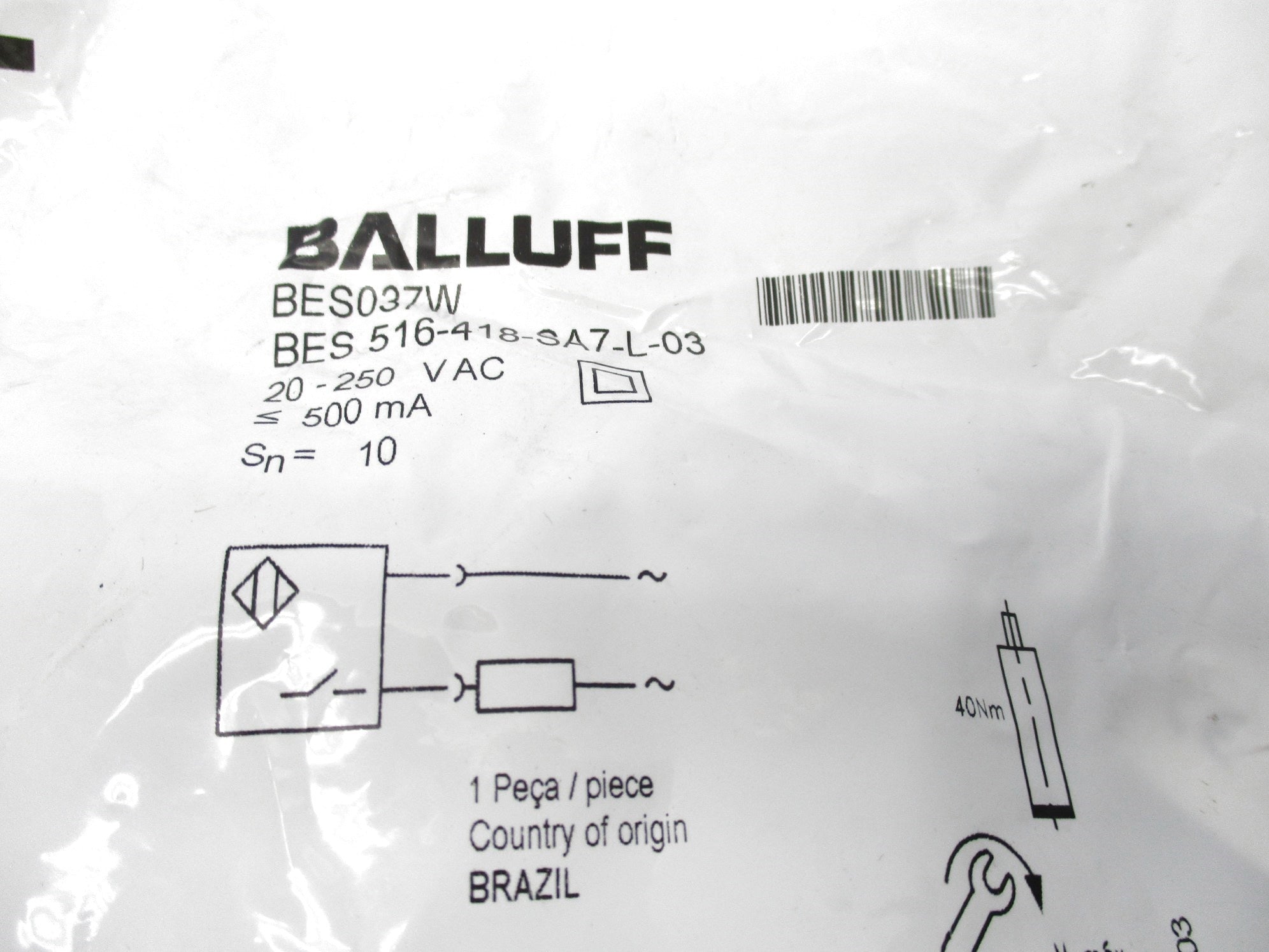 BALLUFF BES037W-BES516-418 NSMP
