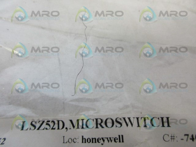 MICROSWITCH LSZ52D STEEL ROLLER LIMIT SWITCH ARM *NEW IN FACTORY BAG*