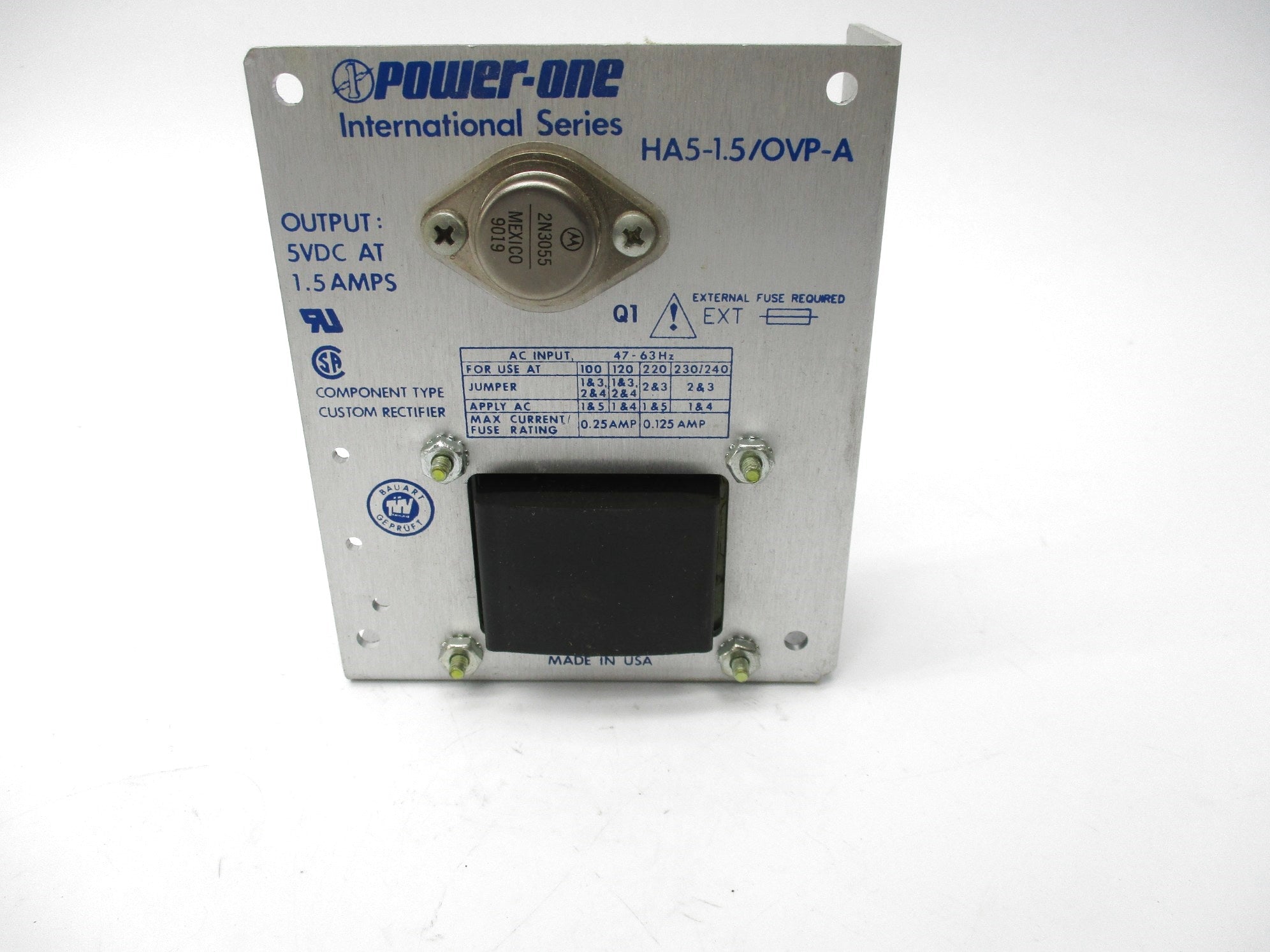 POWER-ONE HA5-1.5/OVP-A NSNP