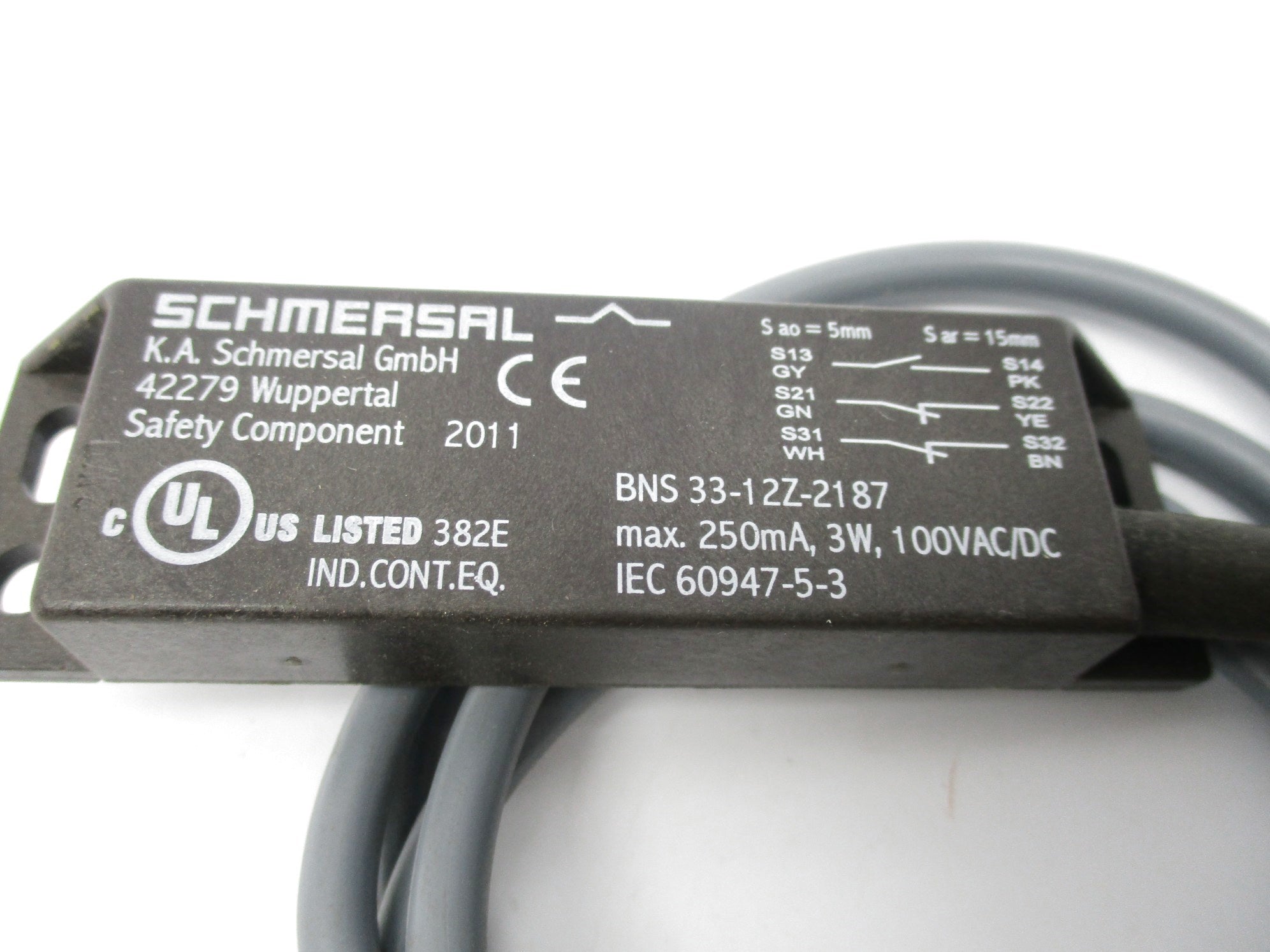 SCHMERSAL BNS 33-12Z-2187 NSNP