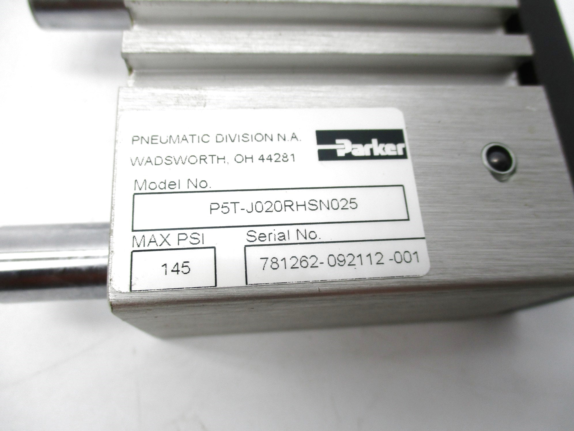 PARKER P5T-J020RHSN025 NSNP