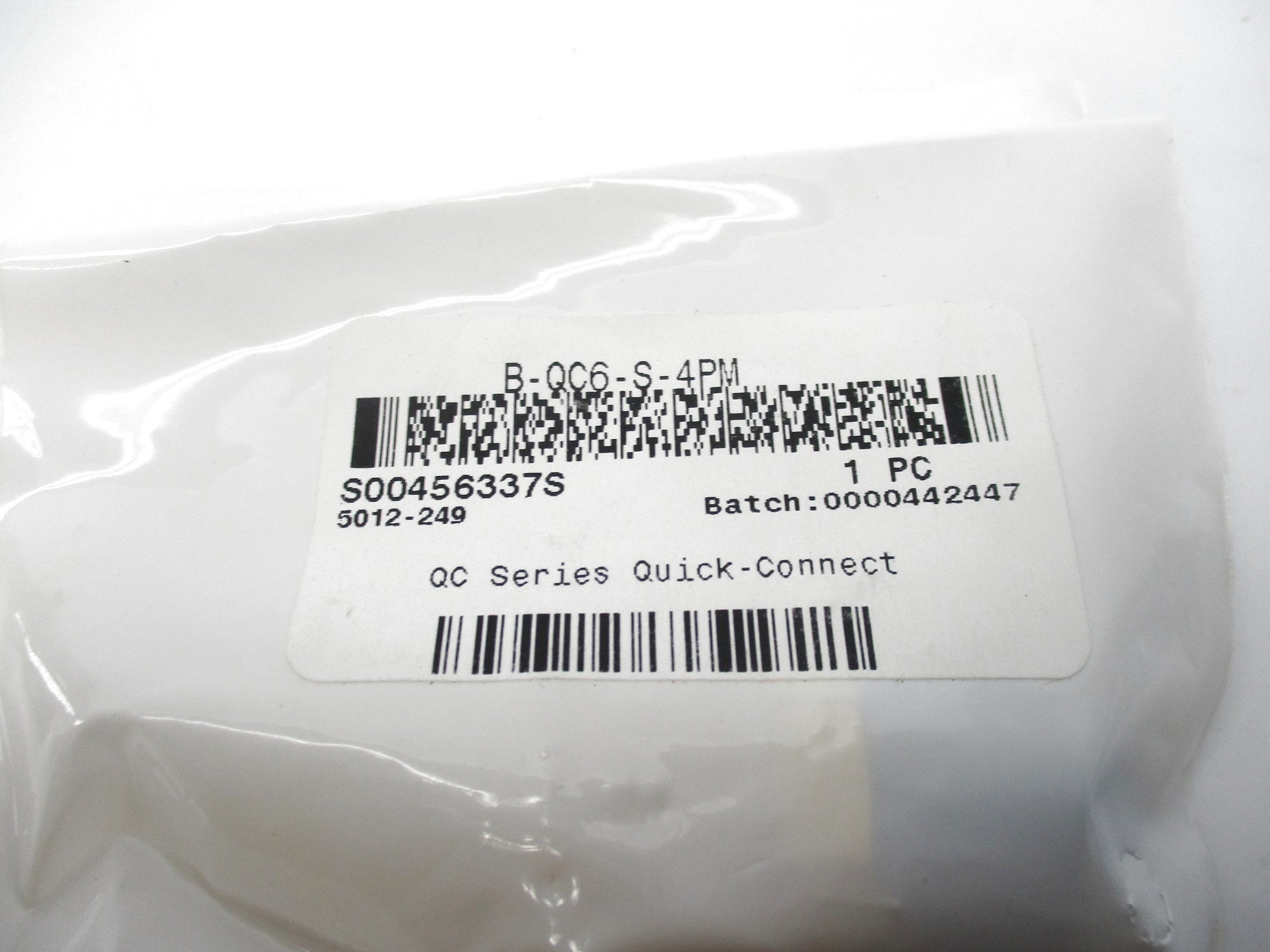 SWAGELOK B-QC6-S-4PM NSMP
